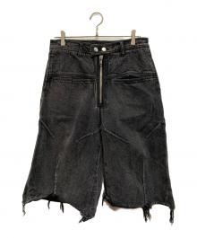 中古・古着通販】Filth (フィルス) FRONT ZIP BAGGY DENIM SHORTS