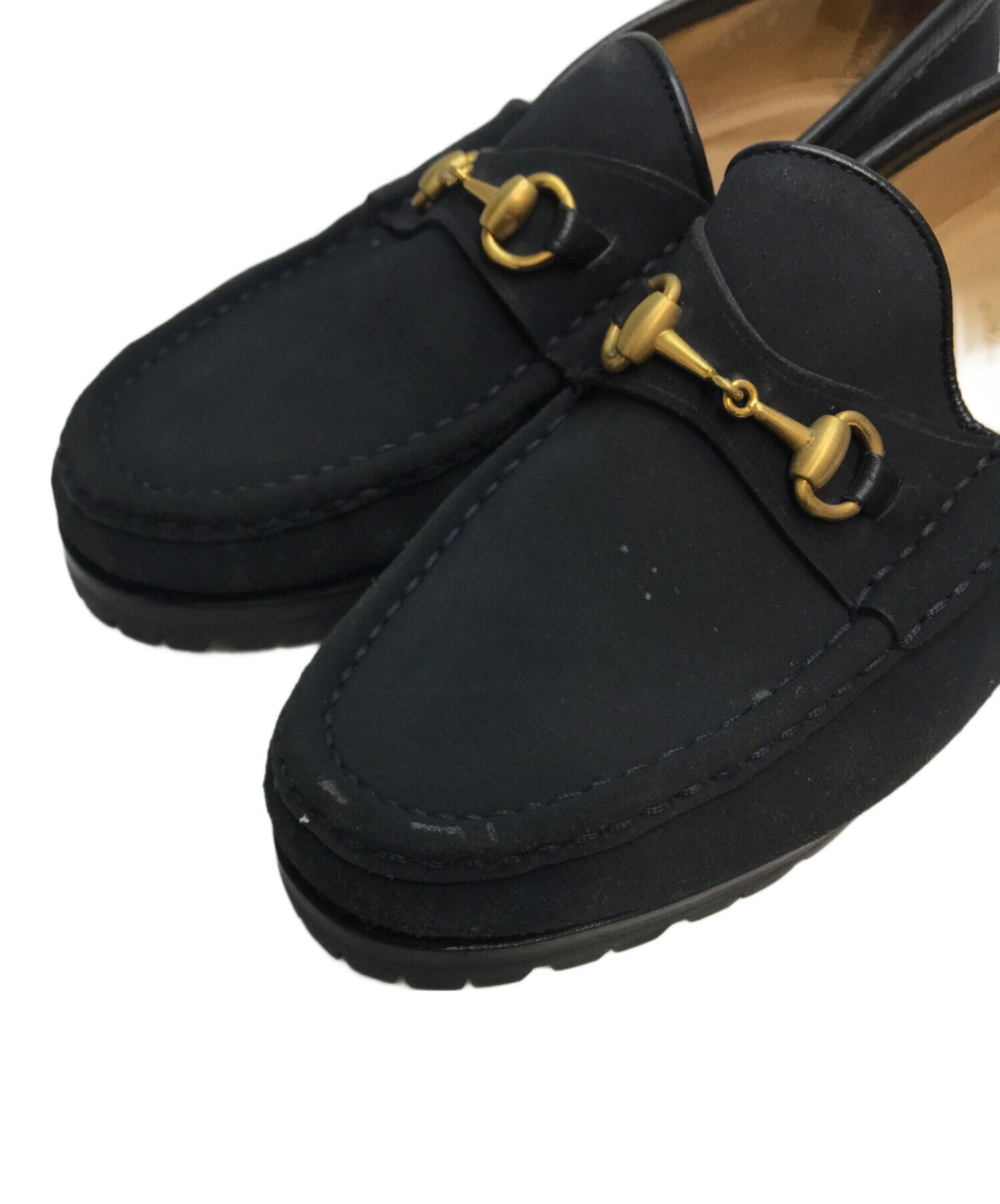 GUCCI グッチ ローファー レザー ホースビット 6105 size37C ホースビット ウィメンズ ローファー ・ブラック レザー | GUCCI公式