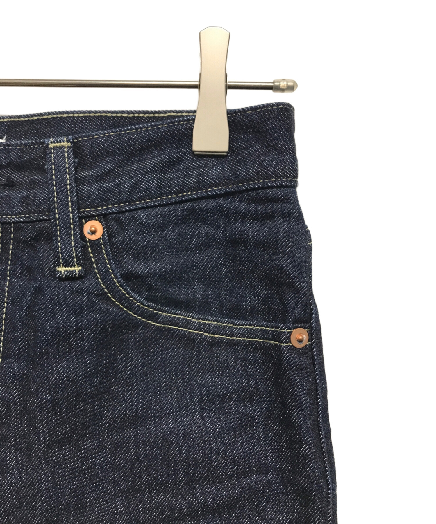 34エブール デニム 中古・古着通販】ebure (エブール) ウォッシュドデニムパンツ