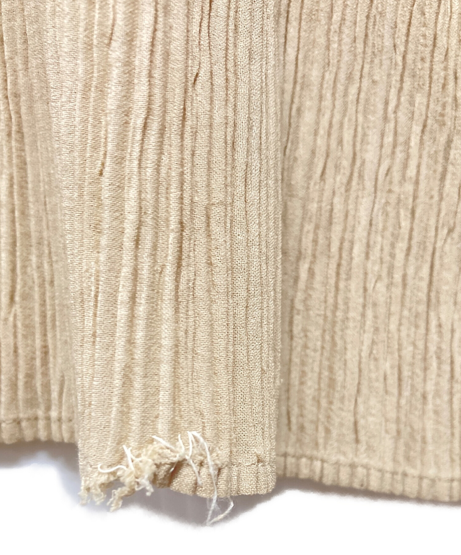 中古・古着通販】ISSEY MIYAKE (イッセイミヤケ) 半袖プリーツ