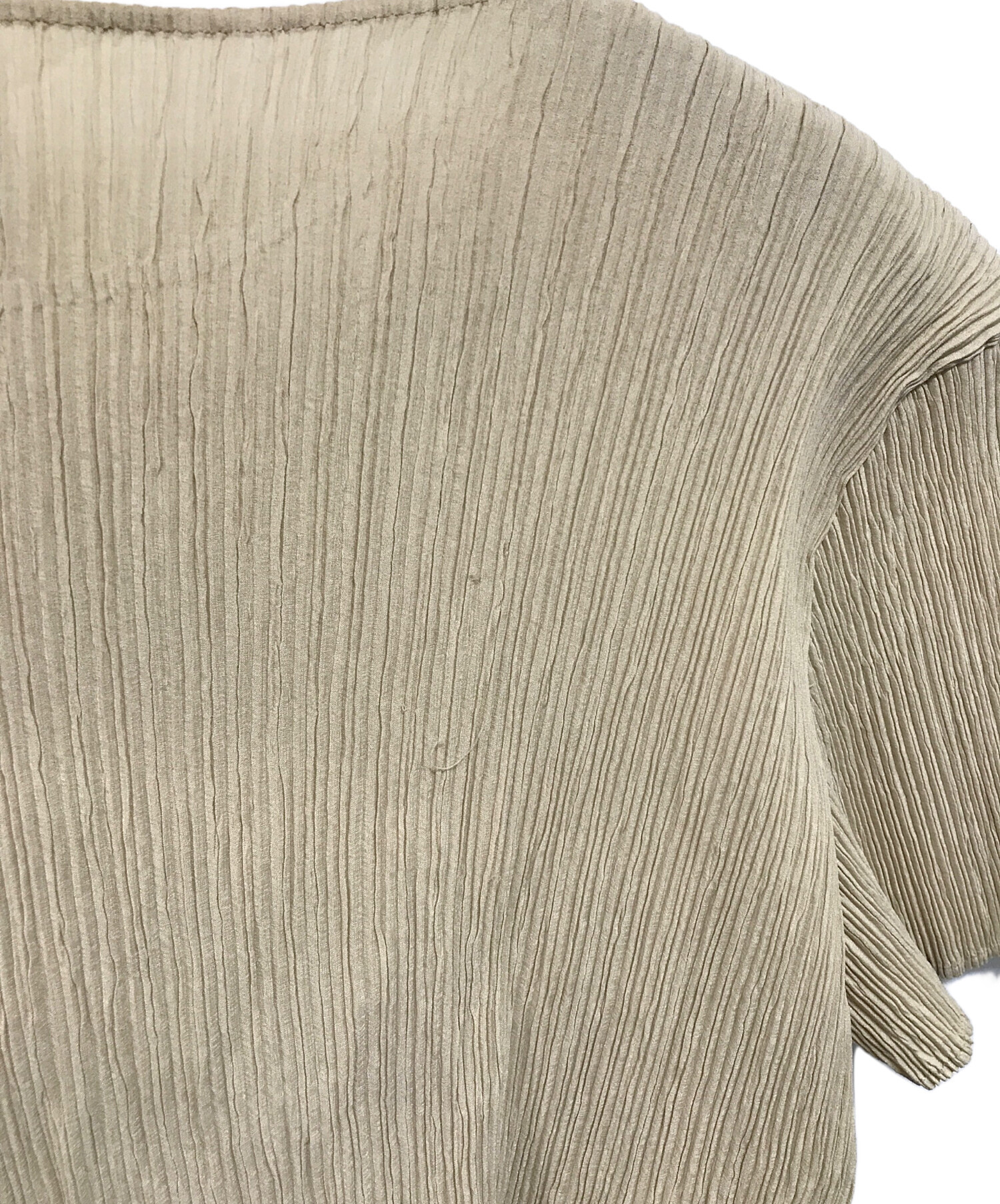中古・古着通販】ISSEY MIYAKE (イッセイミヤケ) 半袖プリーツ