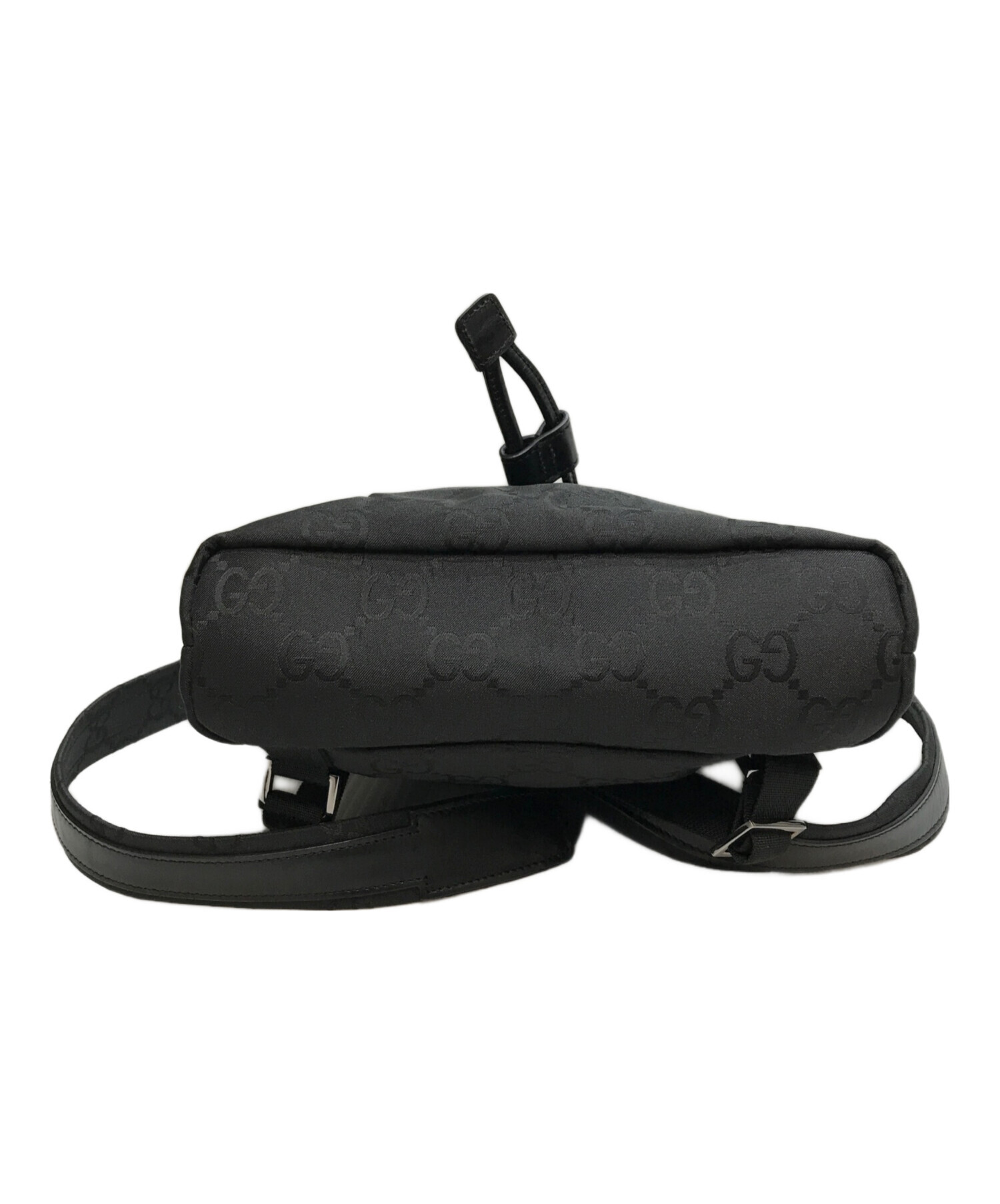 中古・古着通販】GUCCI (グッチ) GGキャンバス ミニリュック ブラック