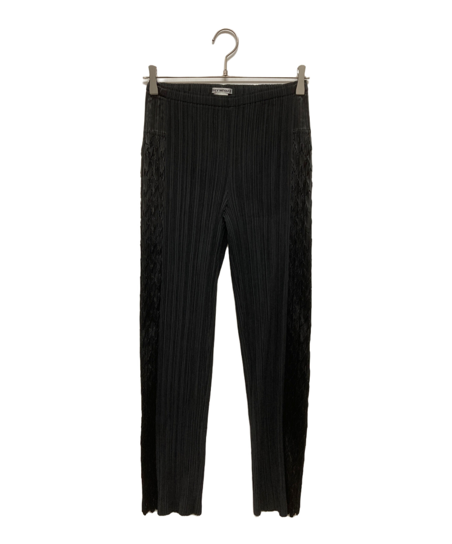 中古・古着通販】ISSEY MIYAKE (イッセイミヤケ) サテン切替プリーツ