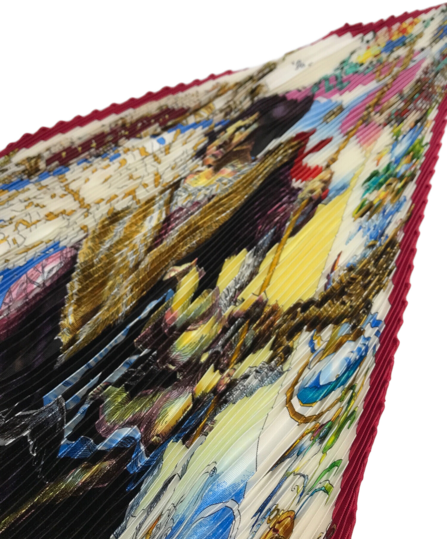 中古・古着通販】HERMES (エルメス) プリーツスカーフ マルチカラー