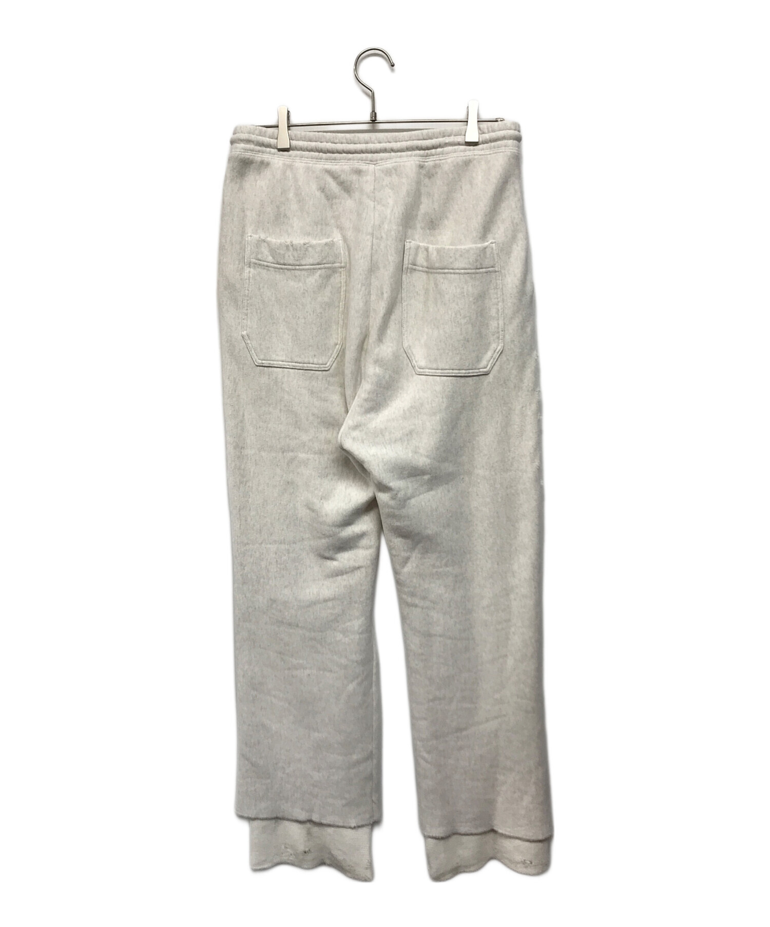 中古・古着通販】ANCELLM (アンセルム) CRASH SWEAT LAYERED PANTS 