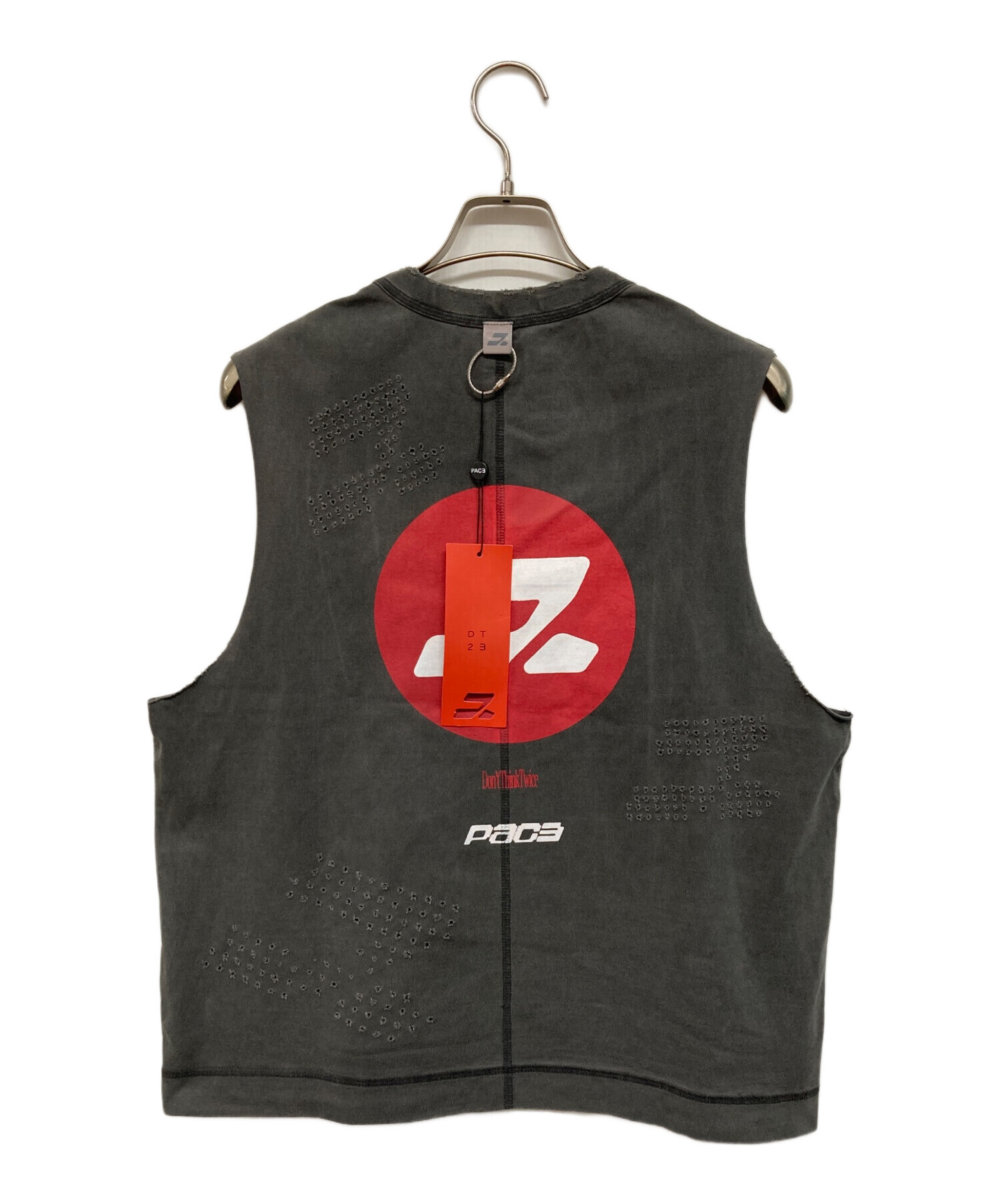 中古・古着通販】PACE (ペース) ノースリーブTシャツ グレー サイズ 
