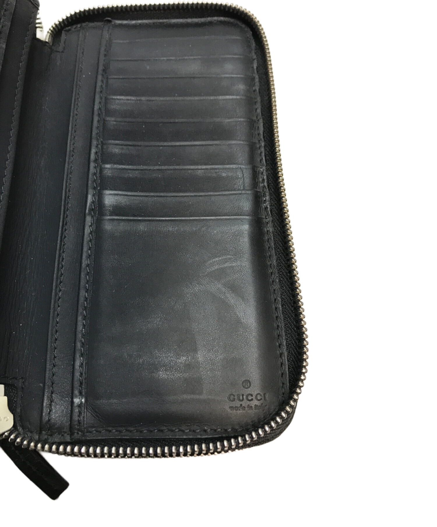 中古・古着通販】GUCCI (グッチ) オーガナイザー財布 ブラック