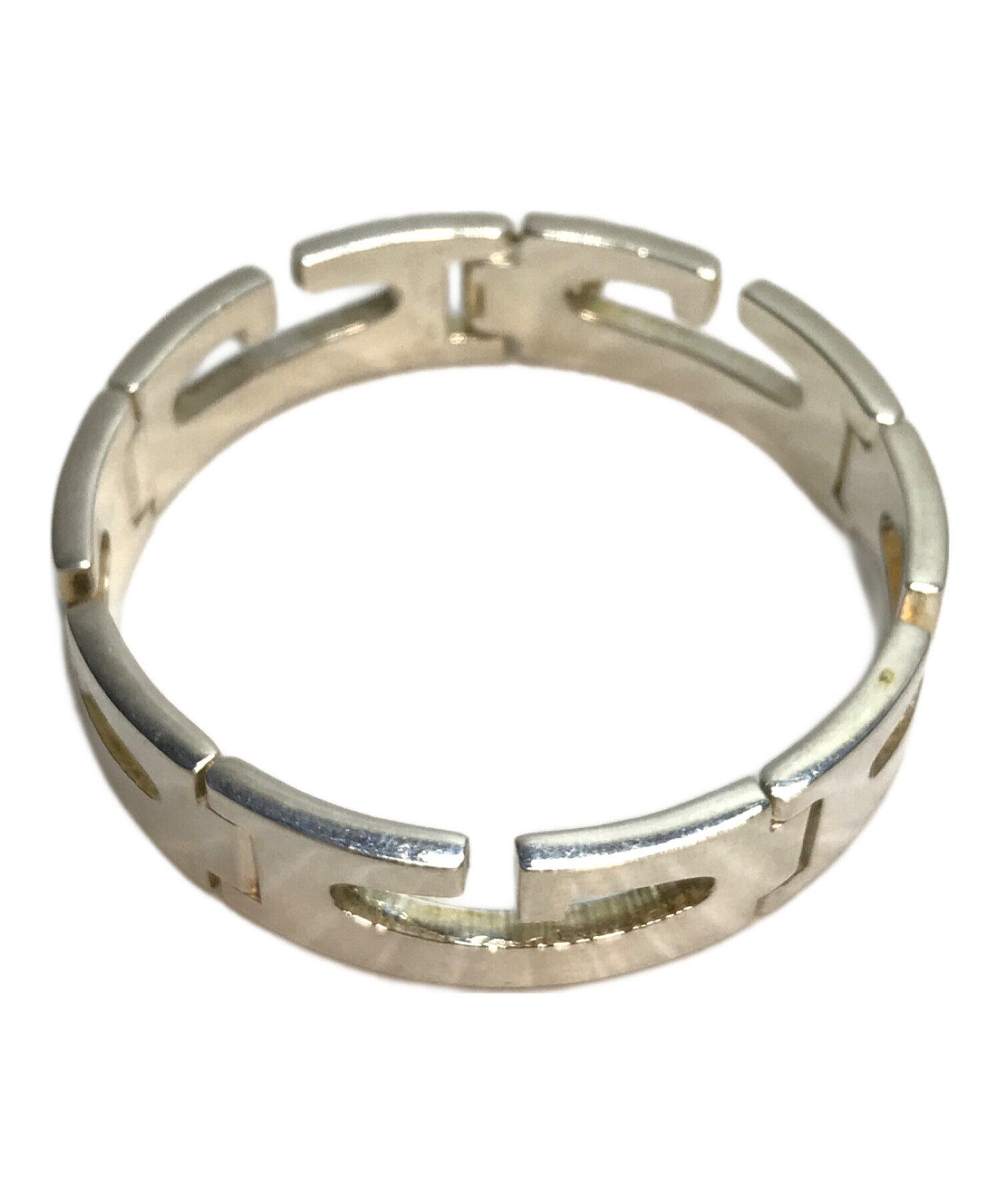 中古・古着通販】GUCCI (グッチ) Gモチーフカットオウトバングル