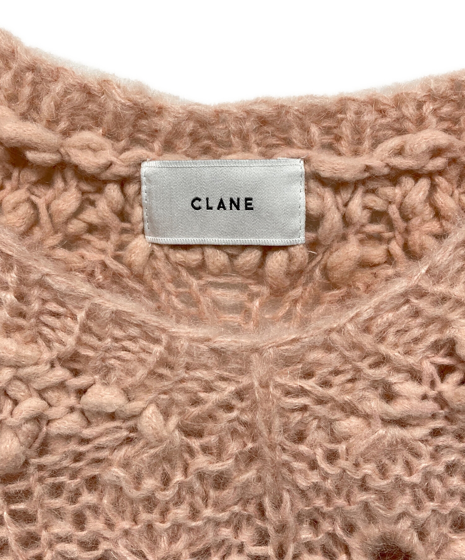 【未使用品】CLANE クラネ ニットVネック モヘア ピンク 1サイズ CLANE - V NECK LOOSE MOHAIR KNIT TOPS - PINK | ADDICT WEB SHOP