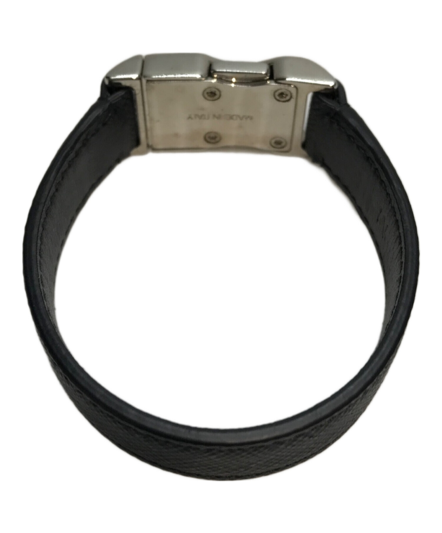 グリコさま PRADA サフィアーノ レザー ブレスレット 中古・古着通販】PRADA (プラダ) サフィアーノレザー ブレスレット