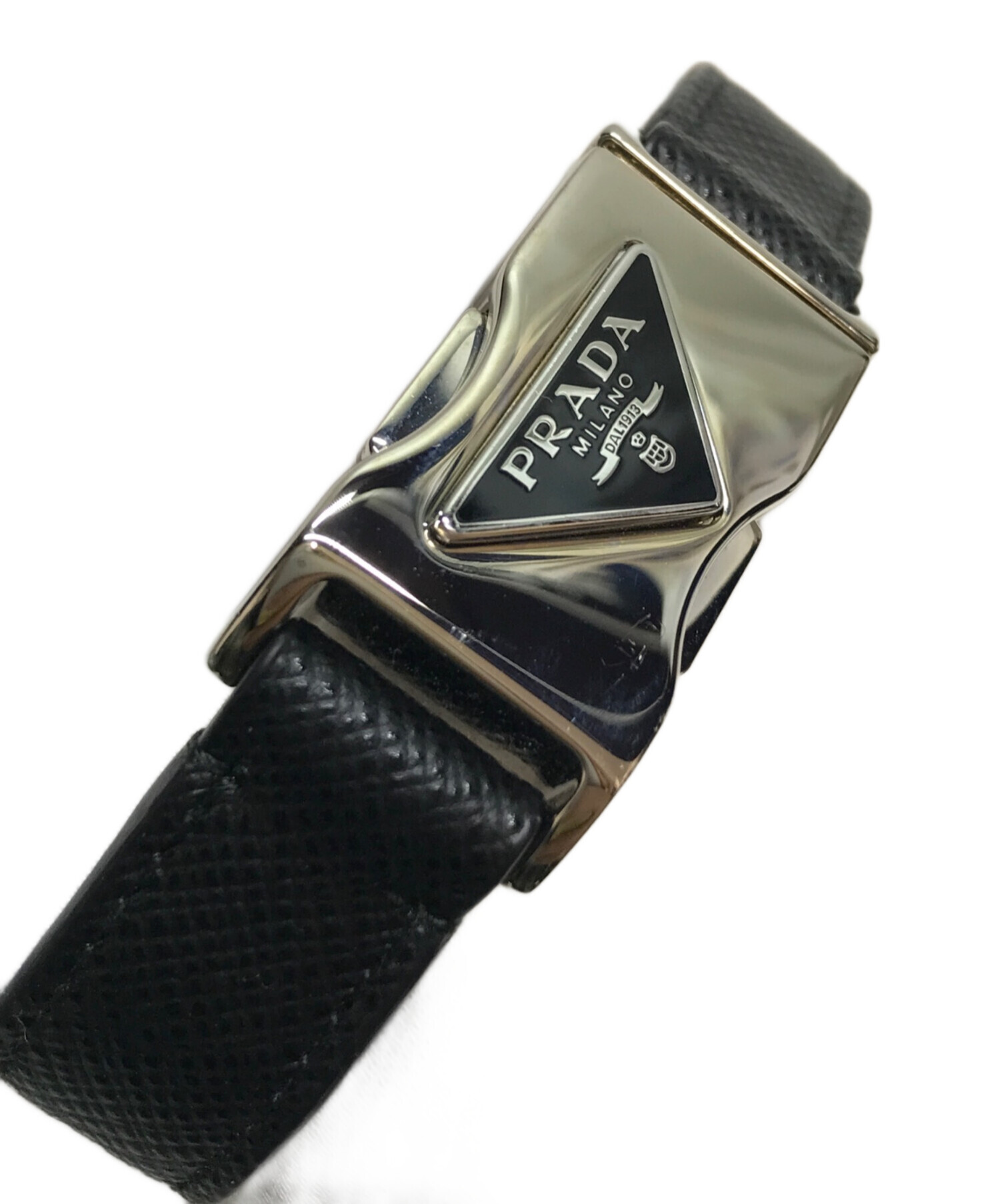 中古・古着通販】PRADA (プラダ) サフィアーノレザー ブレスレット