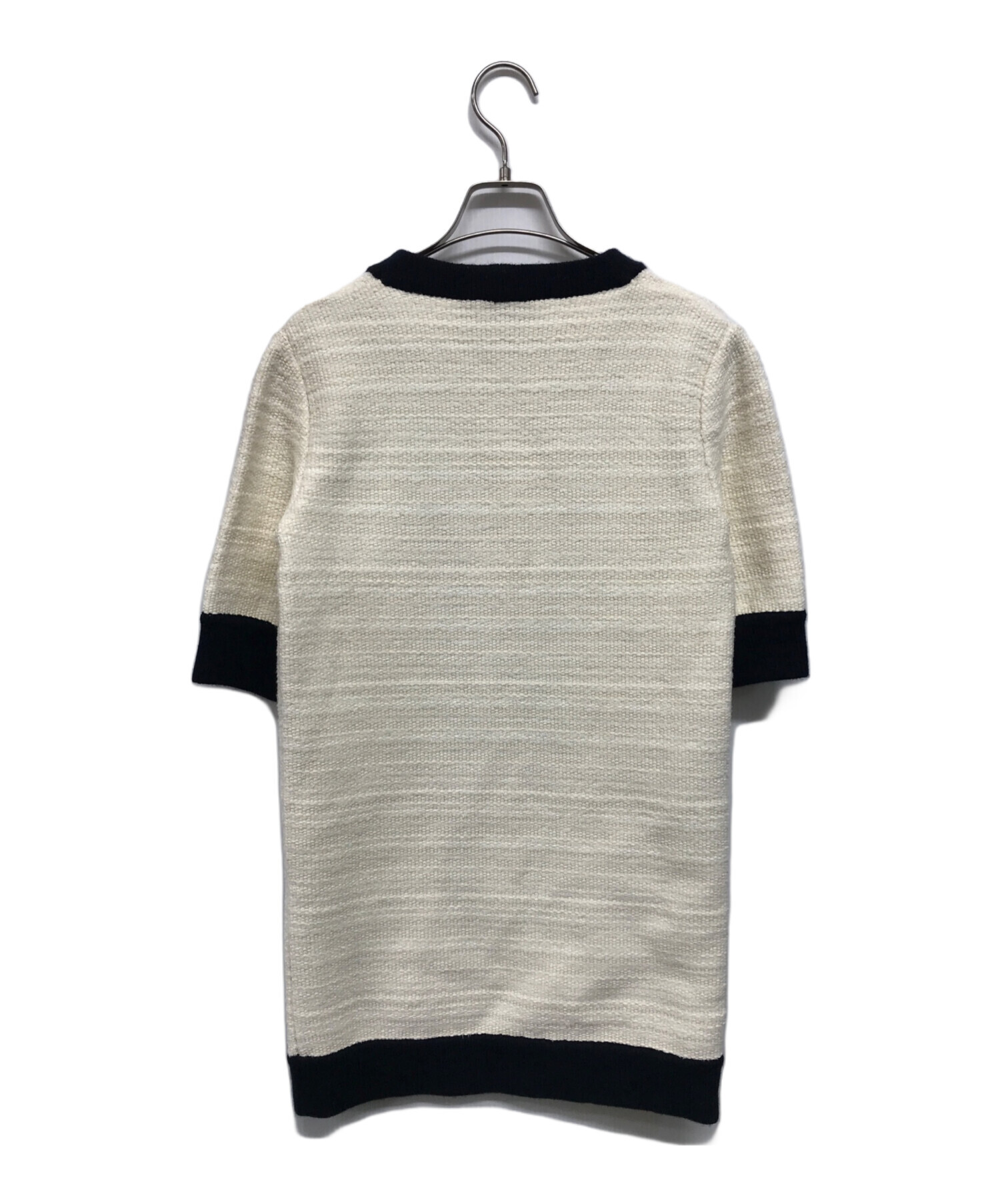 中古・古着通販】GUCCI (グッチ) カシミヤ混 ツイード Vネック