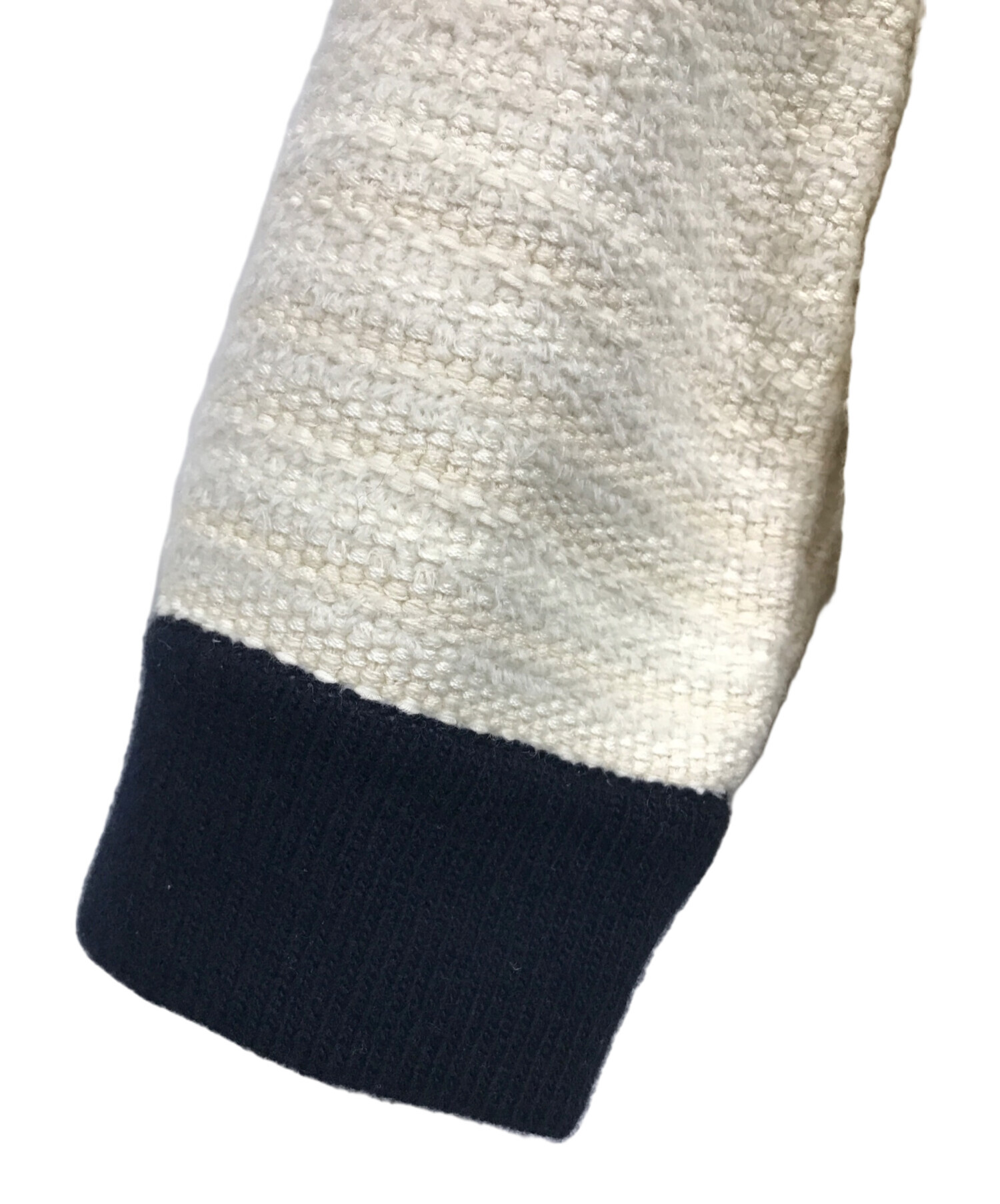 中古・古着通販】GUCCI (グッチ) カシミヤ混 ツイード Vネック