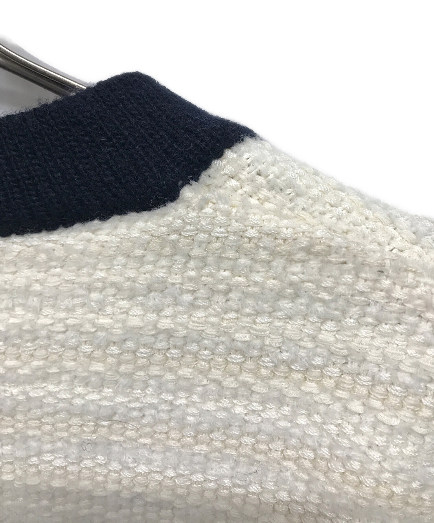 中古・古着通販】GUCCI (グッチ) カシミヤ混 ツイード Vネック