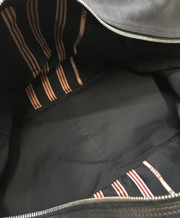 中古・古着通販】BALLY (バリー) レザーボストンバッグ ブラック