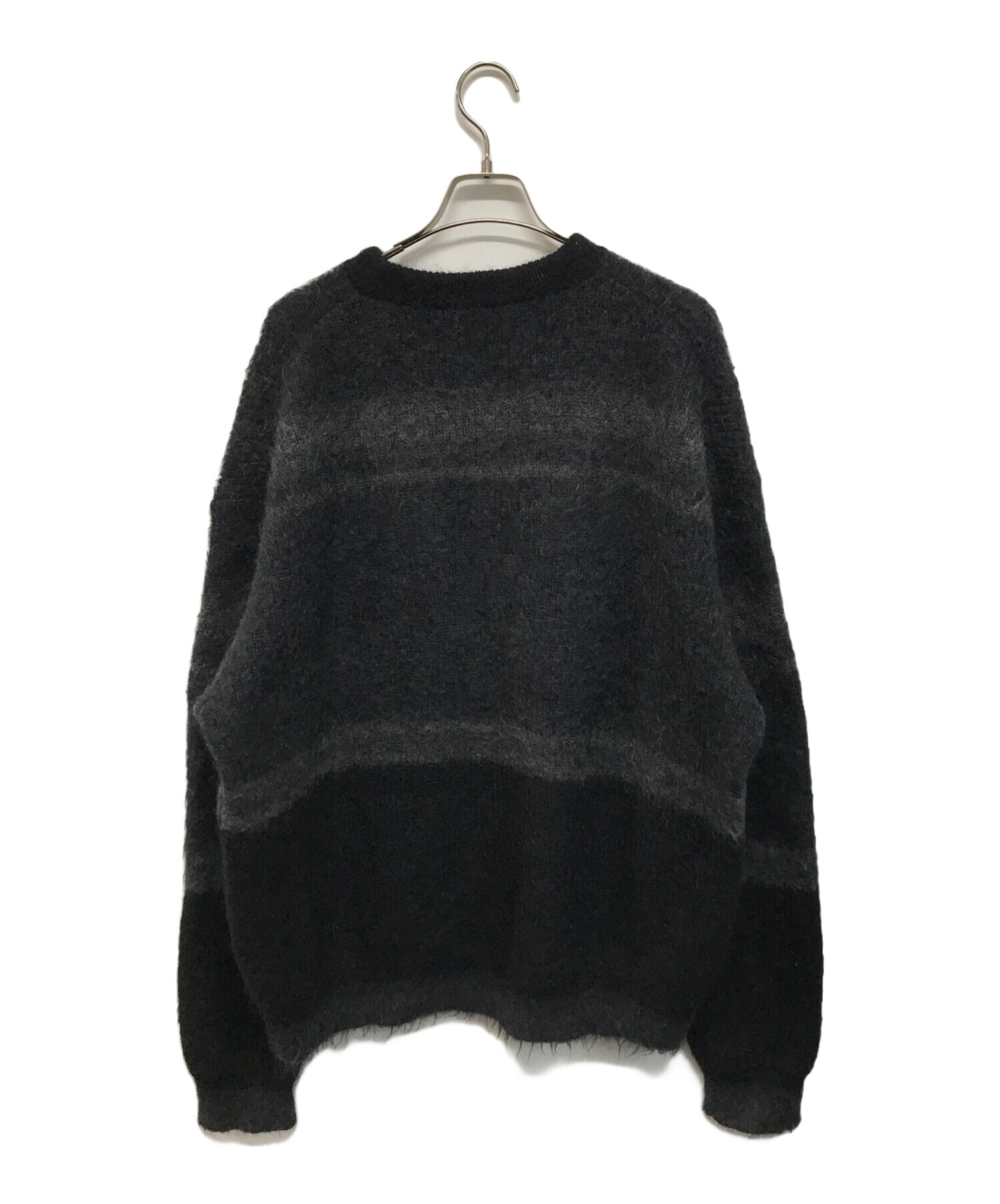 中古・古着通販】YOKE (ヨーク) ROTHKO BORDER CREW NECK グレー
