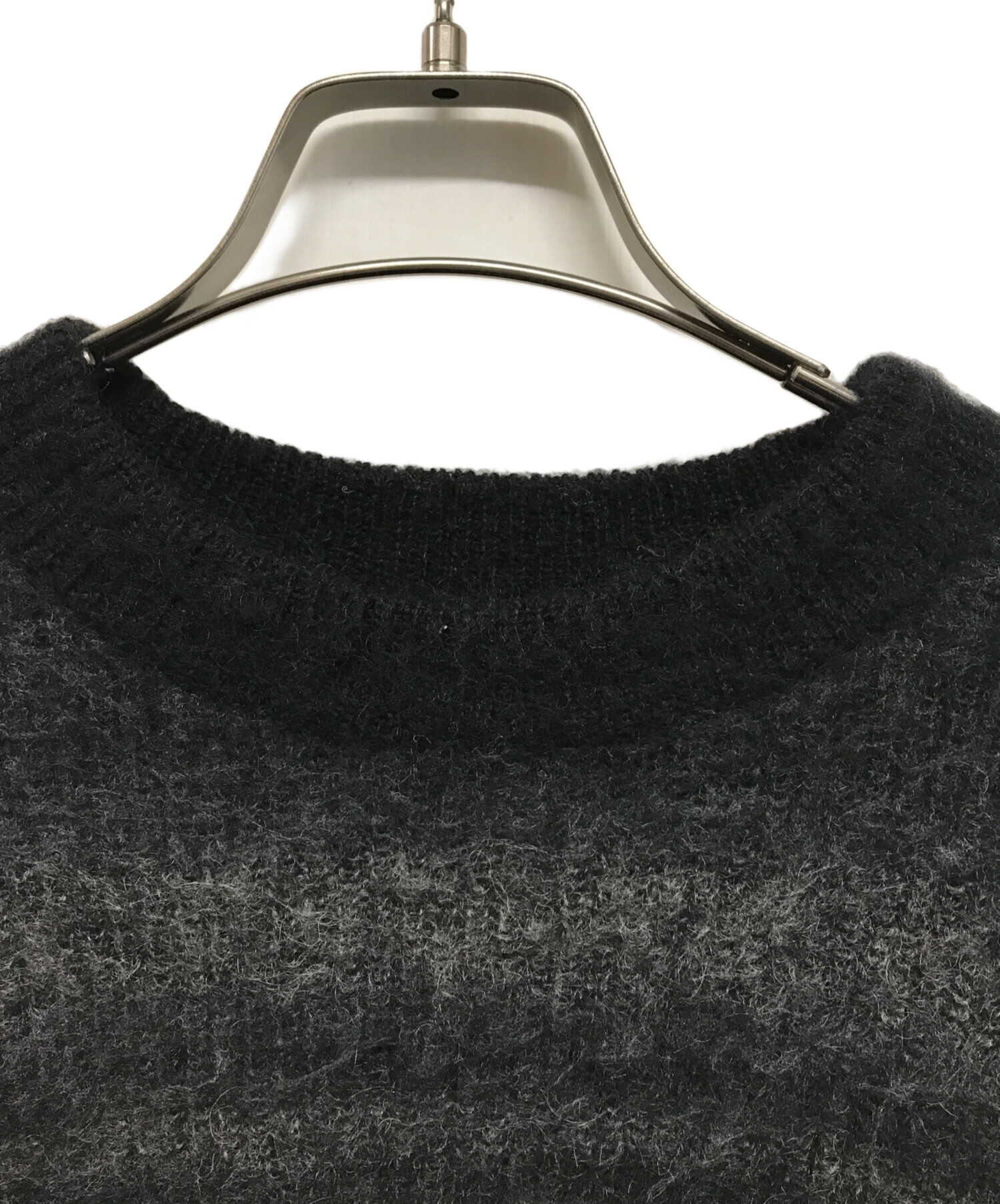 中古・古着通販】YOKE (ヨーク) ROTHKO BORDER CREW NECK グレー