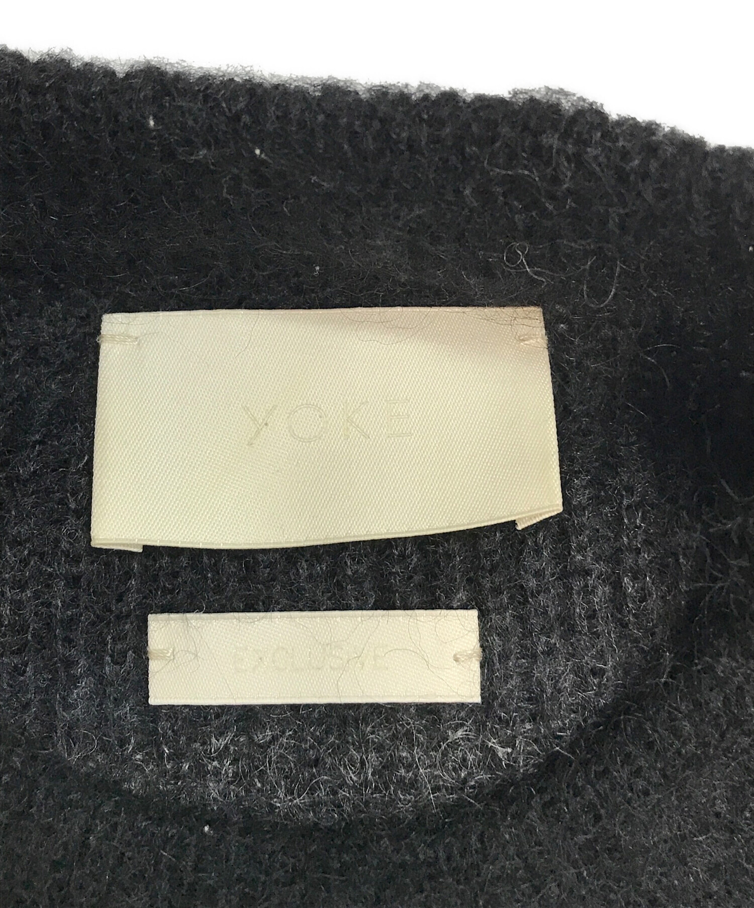 中古・古着通販】YOKE (ヨーク) ROTHKO BORDER CREW NECK グレー
