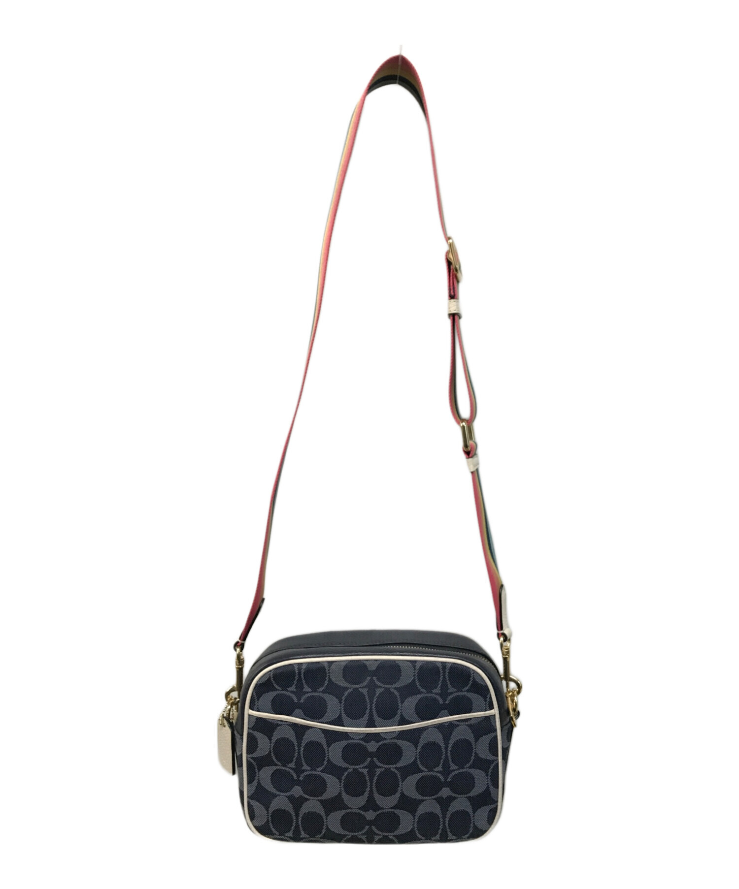 中古・古着通販】COACH (コーチ) ショルダーバッグ ネイビー｜ブランド