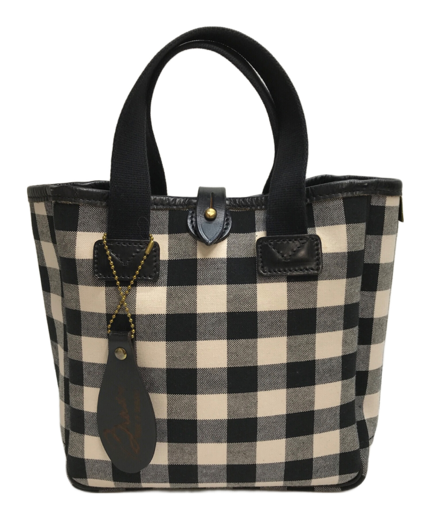 中古・古着通販】Brady (ブレディ) ギンガムチェック ミニトートバッグ