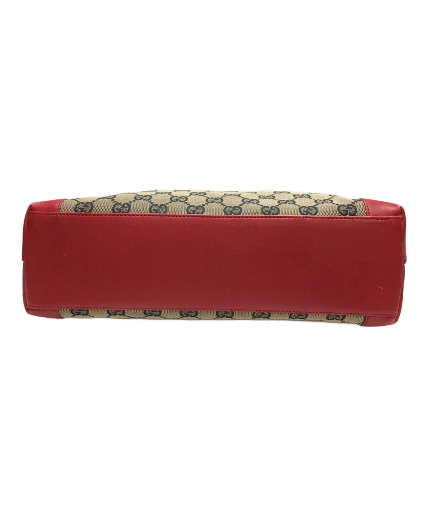 中古・古着通販】GUCCI (グッチ) GGキャンバストートバッグ レッド