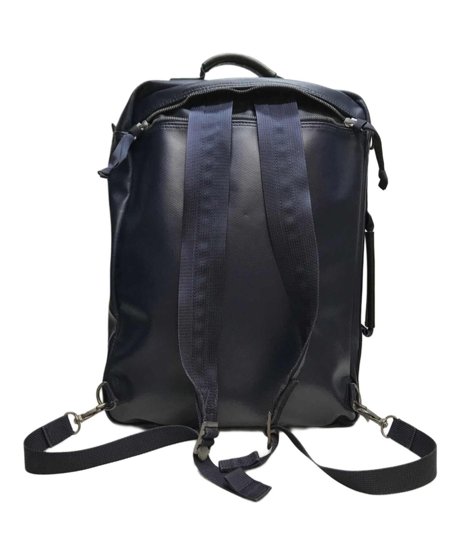 極美品！LUGGAGE LABEL リュック バックパック ネイビー 中古・古着通販】LUGGAGE LABEL (ラゲッジ レーベル) 3WAY BRIEFCASE