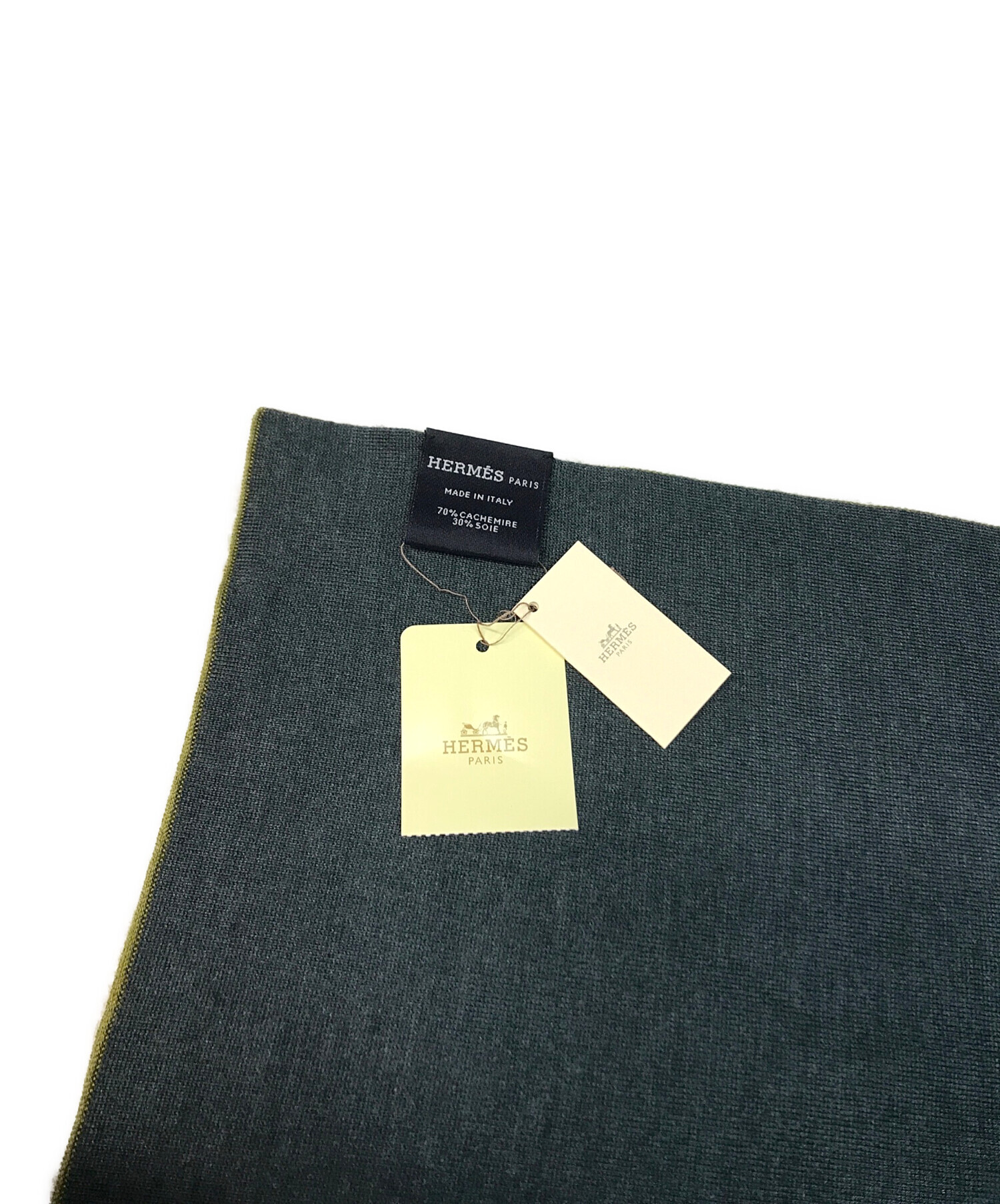 中古・古着通販】HERMES (エルメス) カシミアシルク総柄マフラー