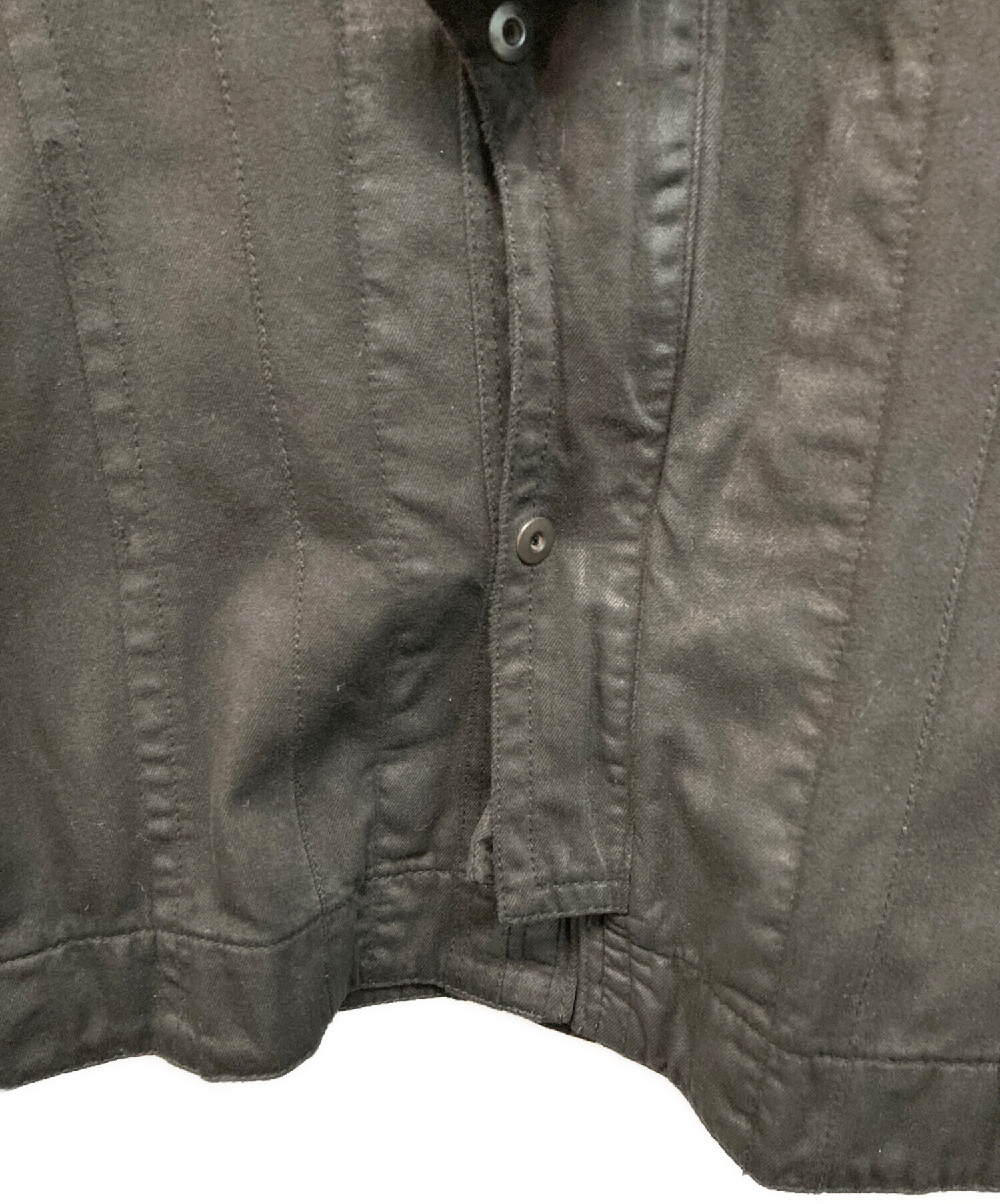 中古・古着通販】JULIUS (ユリウス) ダメージドコーティングデニム