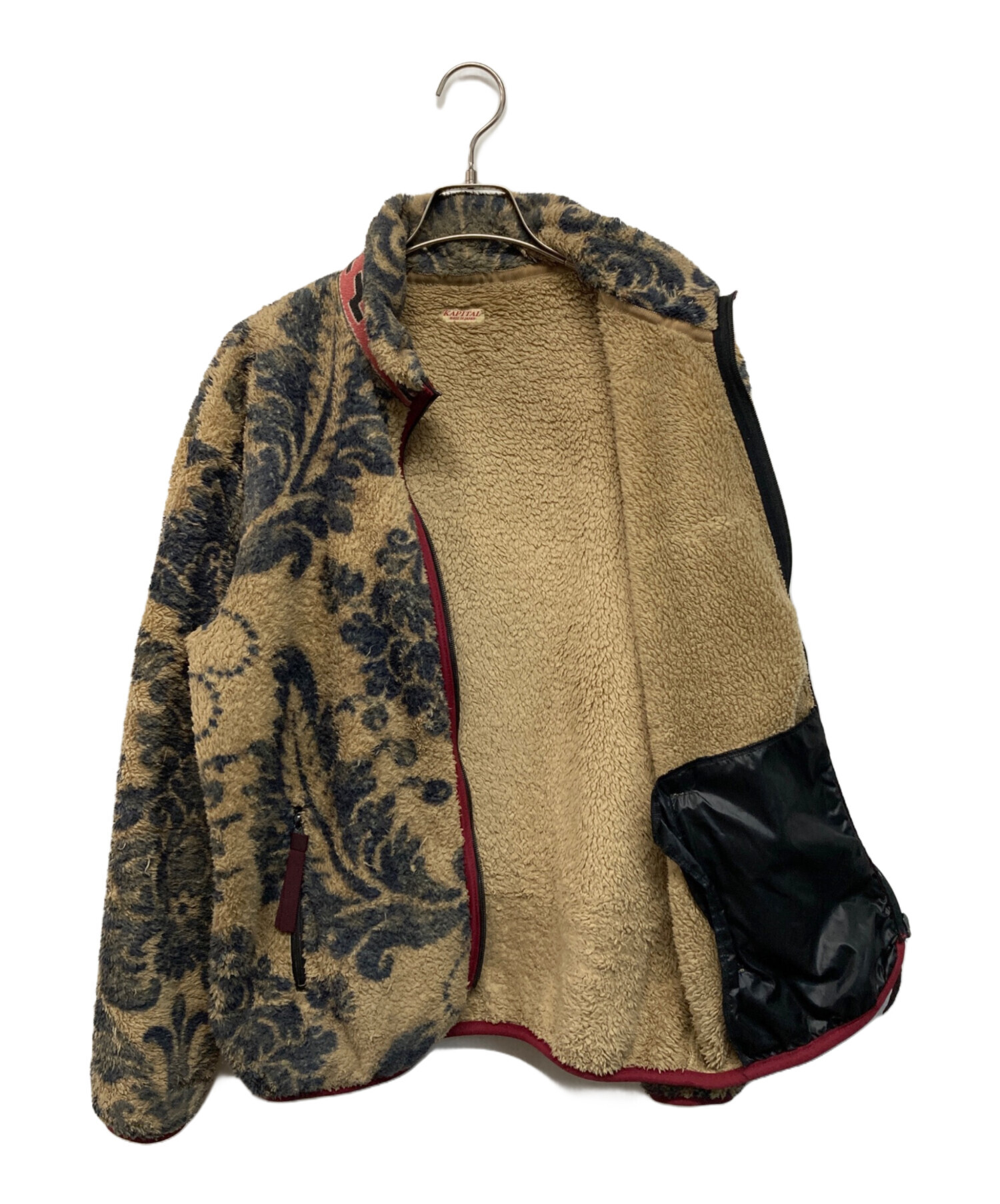 中古・古着通販】KAPITAL (キャピタル) ダマスク柄ボアフリース