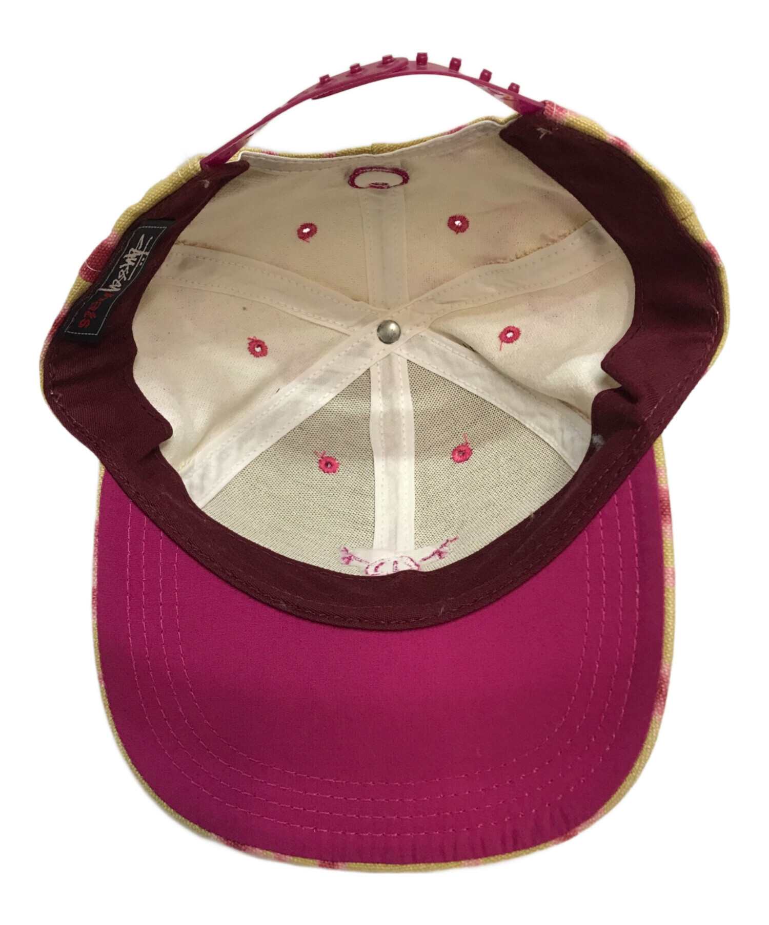 中古・古着通販】stussy (ステューシー) 90'Sスカル刺繍キャップ