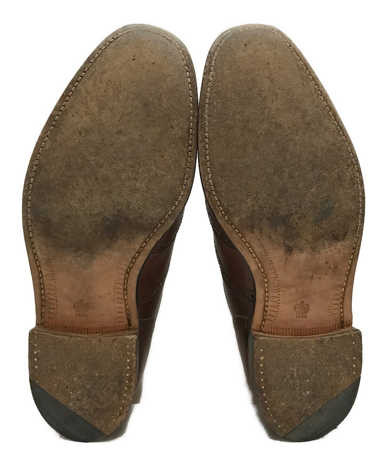 中古・古着通販】CHEANEY (チーニー) ウィングチップシューズ ブラウン