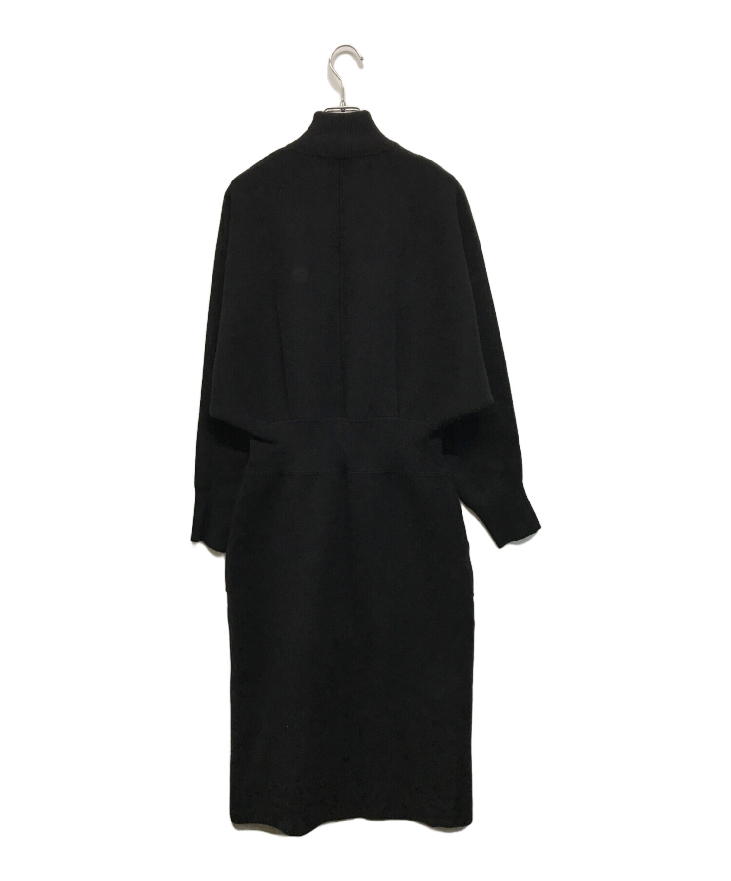 Curensology(カレンソロジー)/ウールダブルフェイスニットワンピース 中古・古着通販】Curensology (カレンソロジー) ウールダブルフェイス