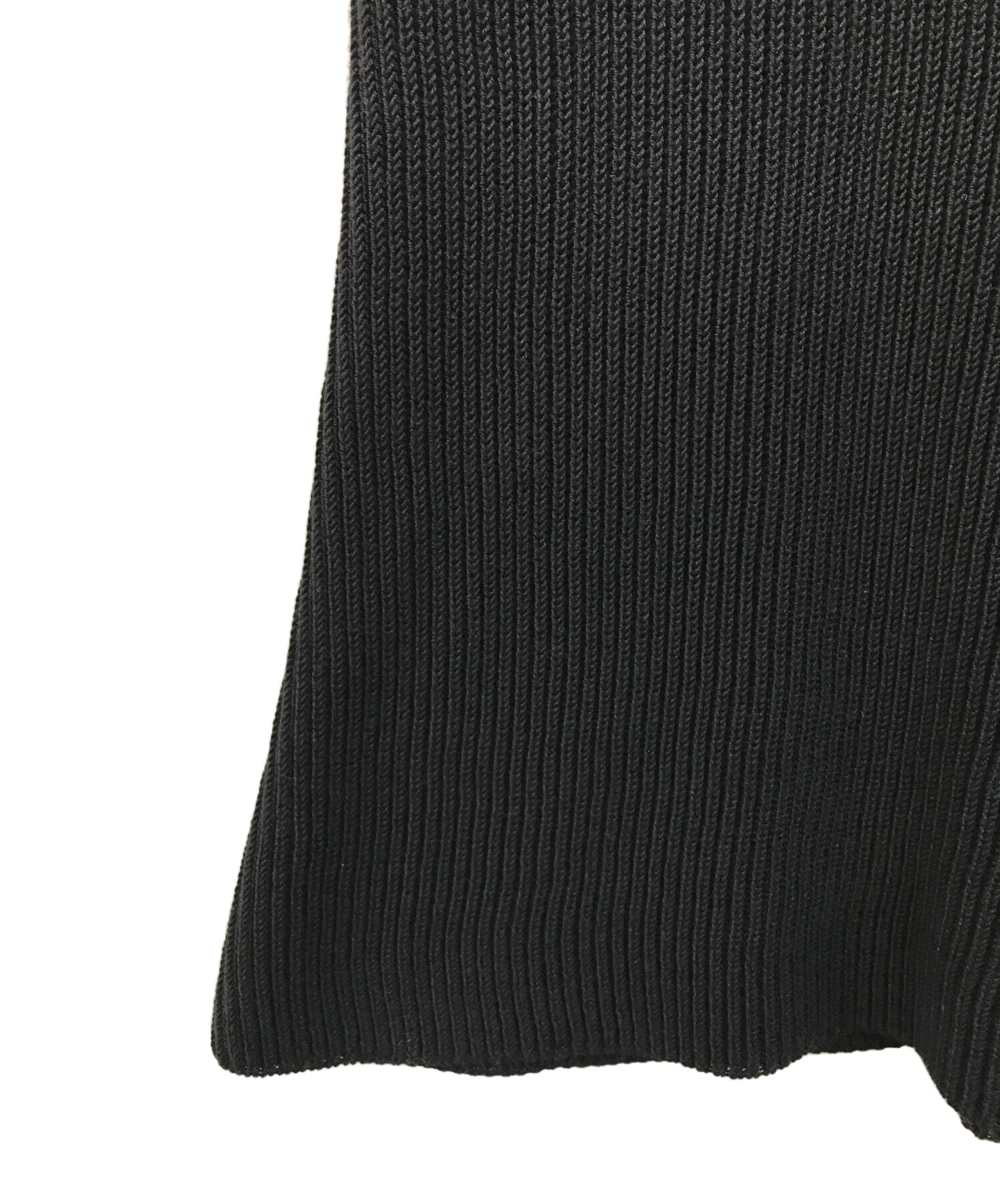 中古・古着通販】HERMES (エルメス) フレアニットスカート ブラック