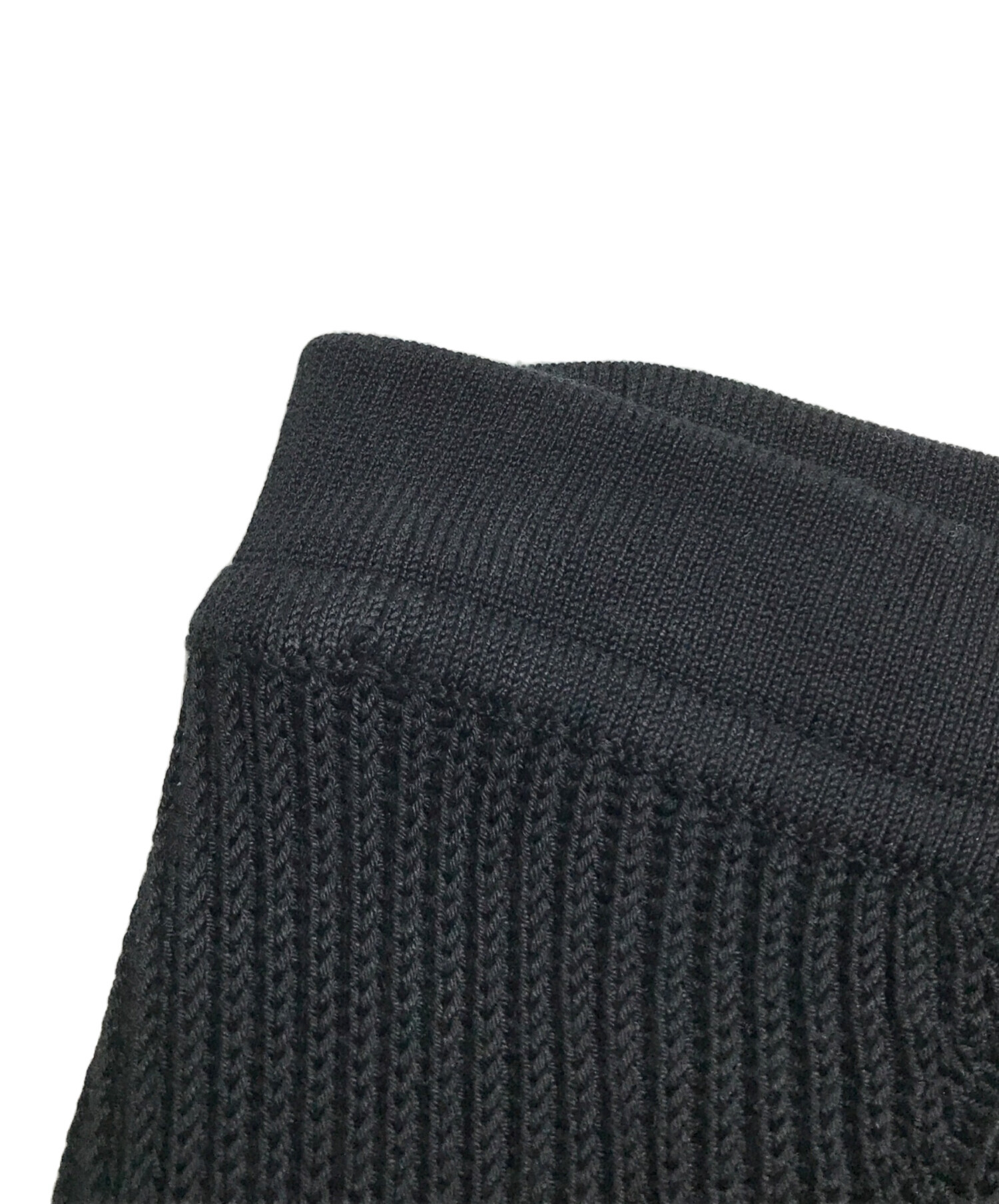 中古・古着通販】HERMES (エルメス) フレアニットスカート ブラック