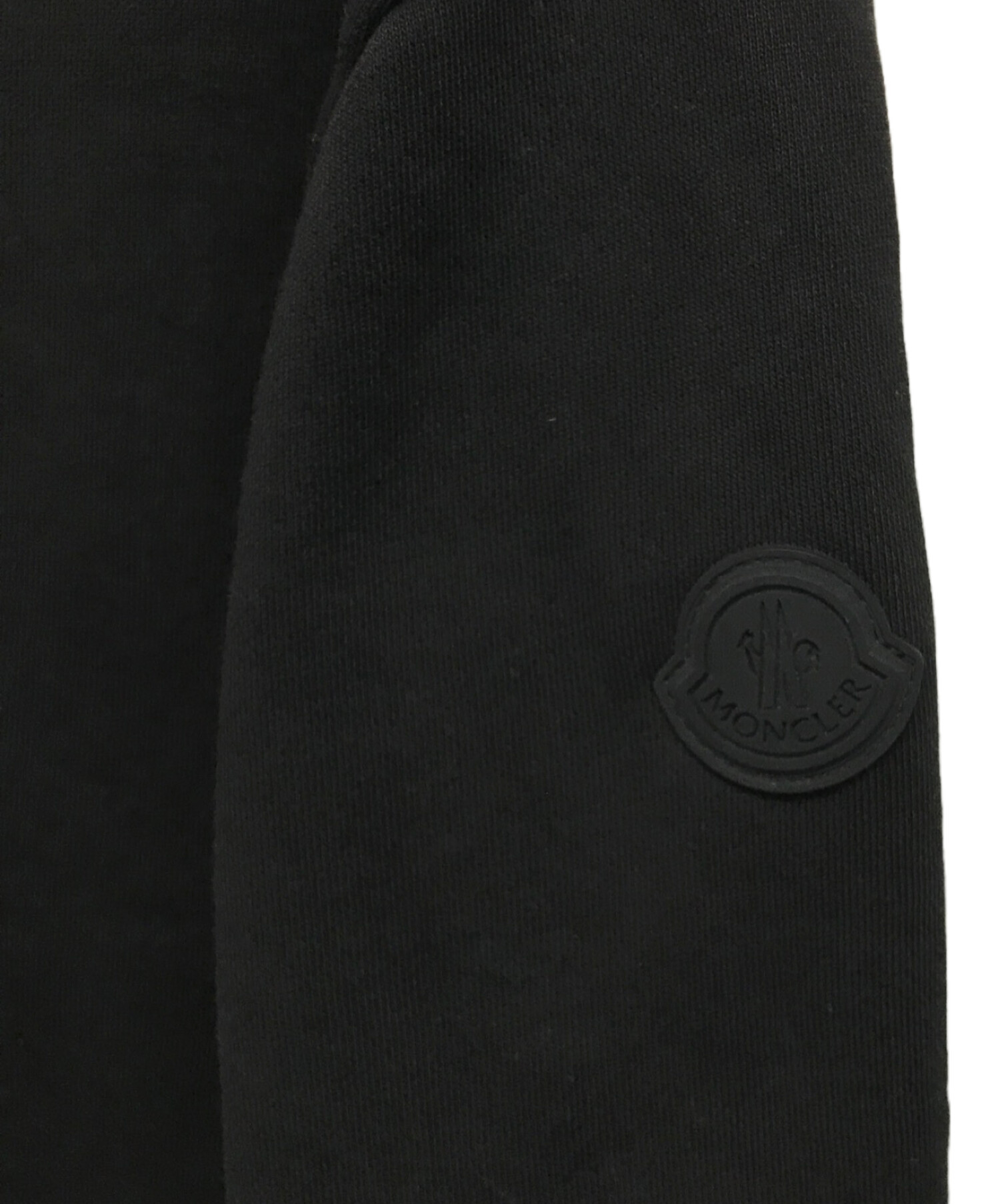 中古・古着通販】MONCLER (モンクレール) ジップパーカー ブラック