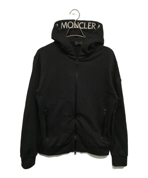 中古・古着通販】MONCLER (モンクレール) ジップパーカー ブラック