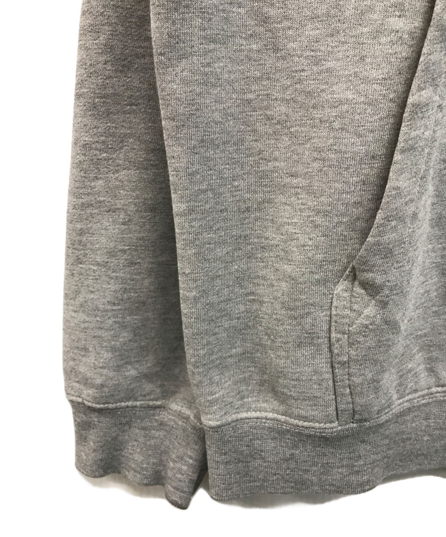 中古・古着通販】stussy (ステューシー) ロゴ刺繍パーカー グレー
