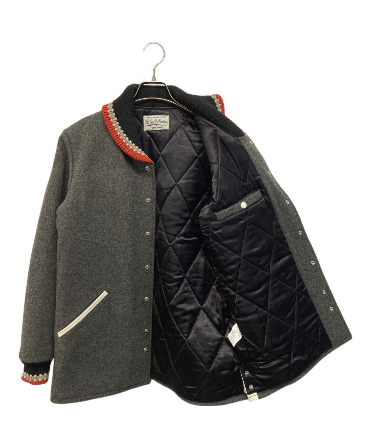 中古・古着通販】WACKO MARIA (ワコマリア) CAR CLUB JACKET グレー