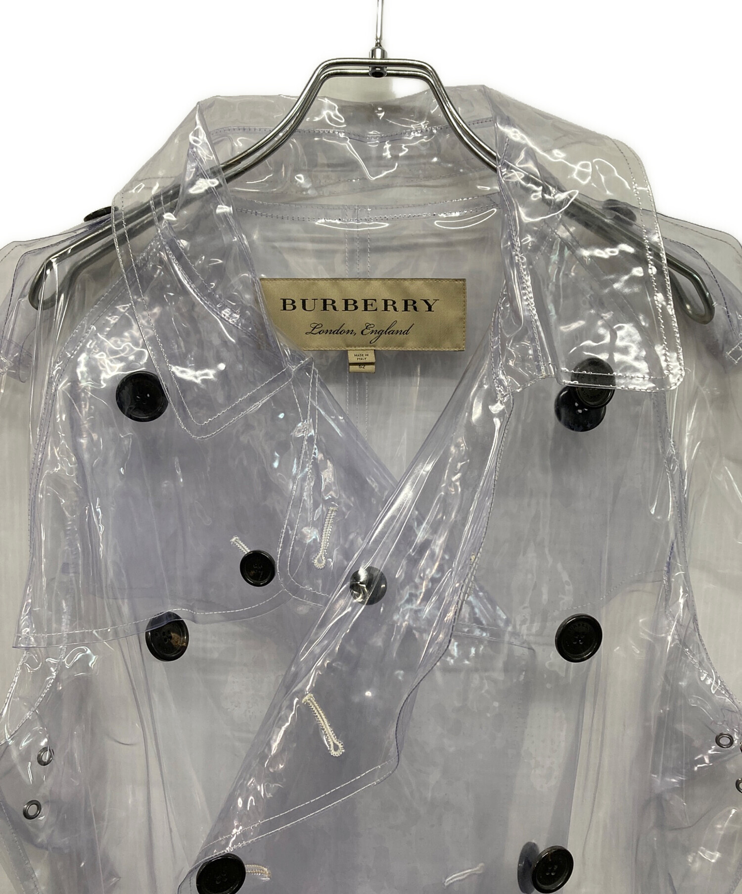 最終価格★バーバリーロンドン 撥水加工トレンチ メッシュ フード欠品 M 中古・古着通販】BURBERRY LONDON (バーバリーロンドン) TRANSPARENT