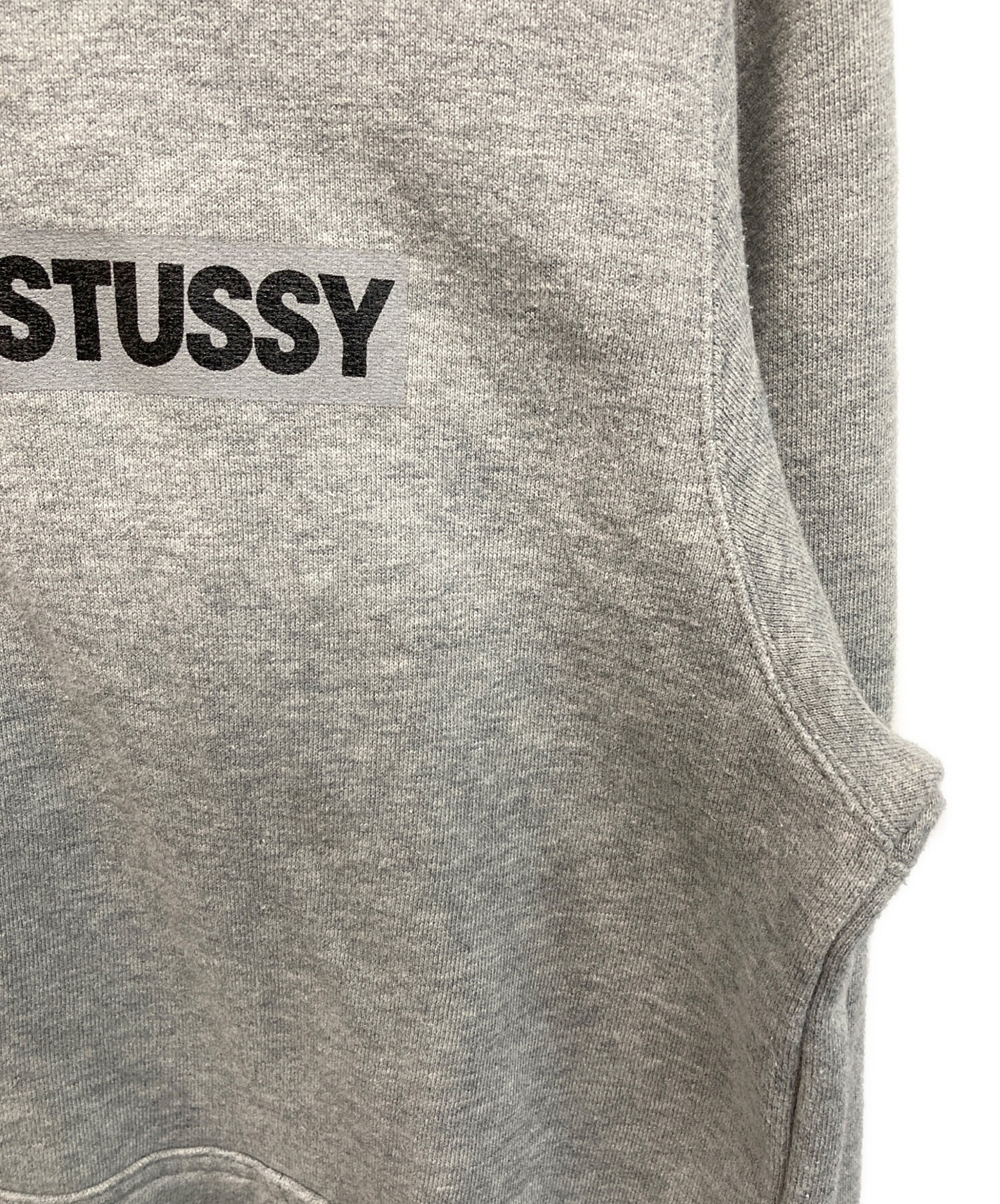 中古・古着通販】stussy (ステューシー) ジップパーカー グレー サイズ