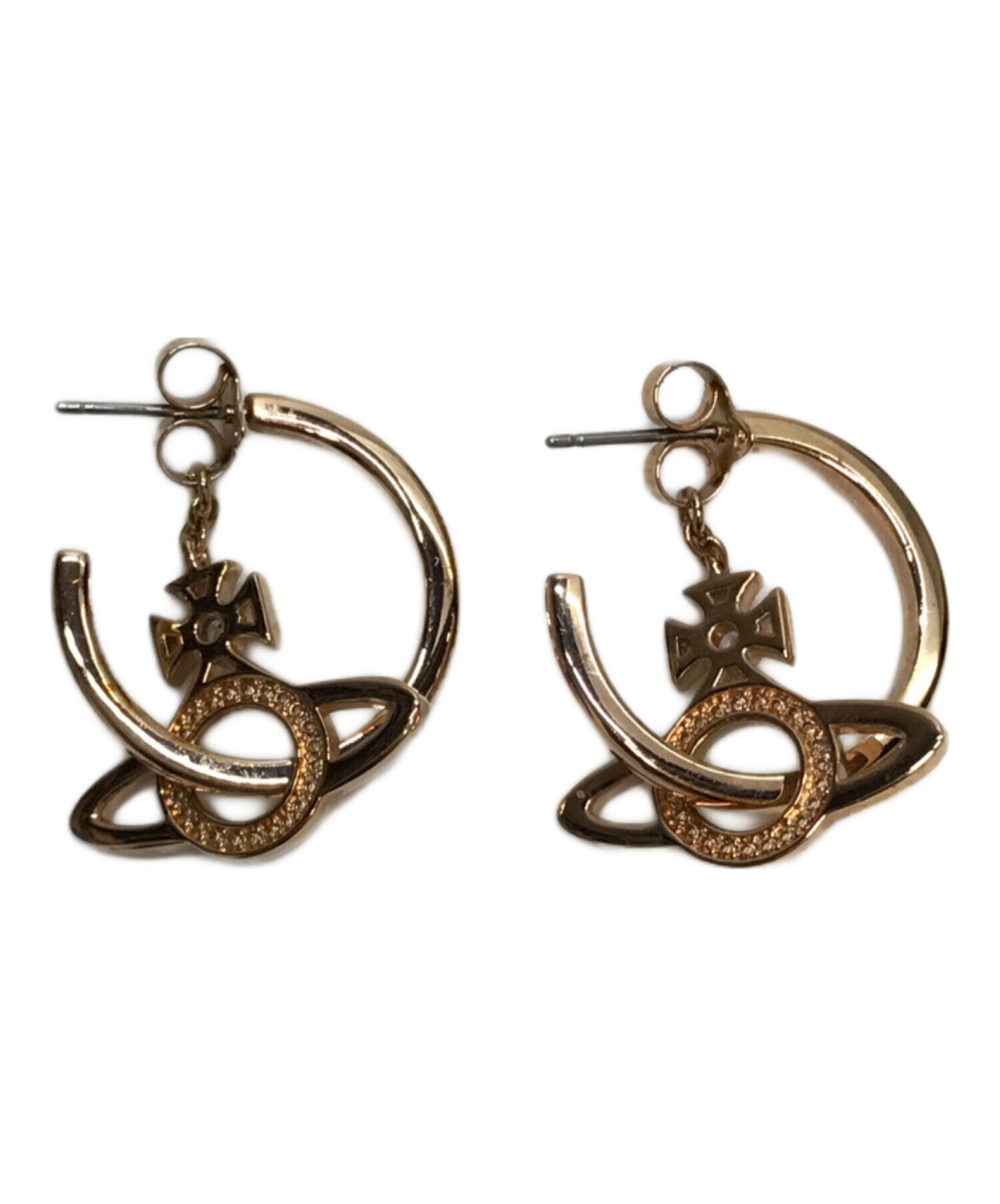 新品未使用 vivienne westwood スカル ピアス ピンクゴールド 中古・古着通販】Vivienne Westwood (ヴィヴィアンウエストウッド