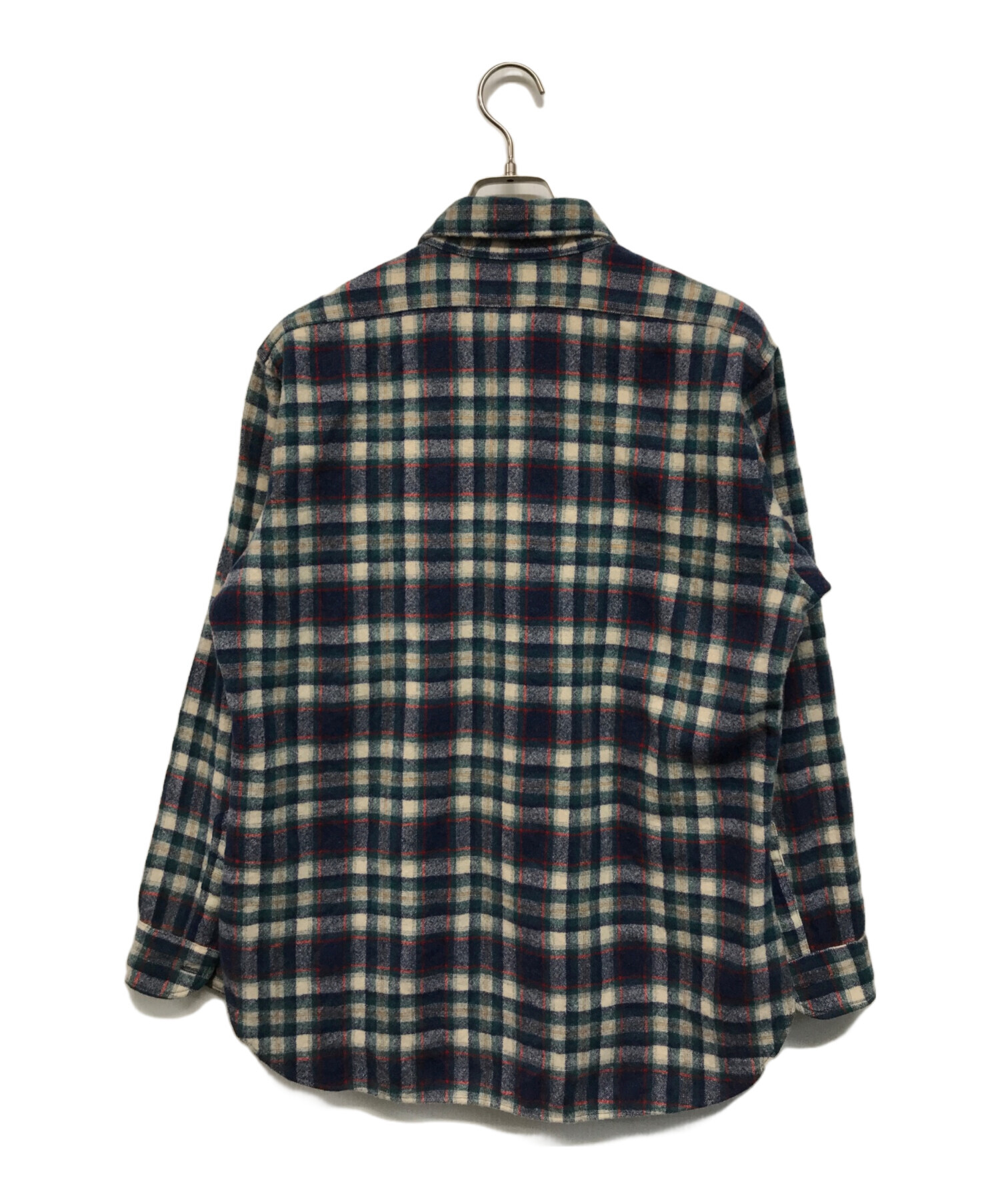 Pendleton 70s ウールシャツ（ネイビー） ペンドルトン 60s 70s ウール