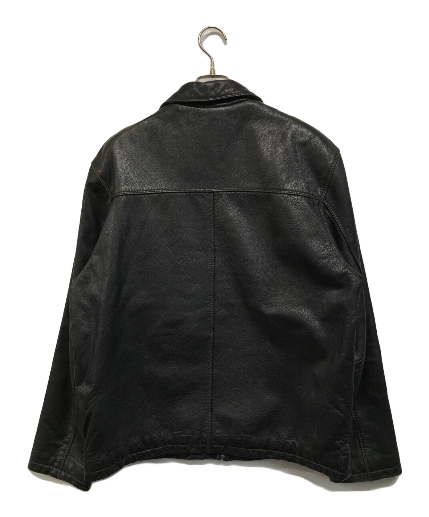 中古・古着通販】Columbia (コロンビア) レザージャケット ブラック