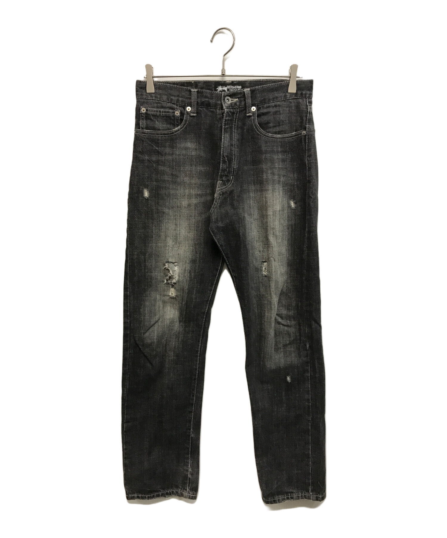 old stussy 00s 濃紺　デニム 90s 00s stussy ステューシー バギー デニム パンツ 濃紺 インディゴ