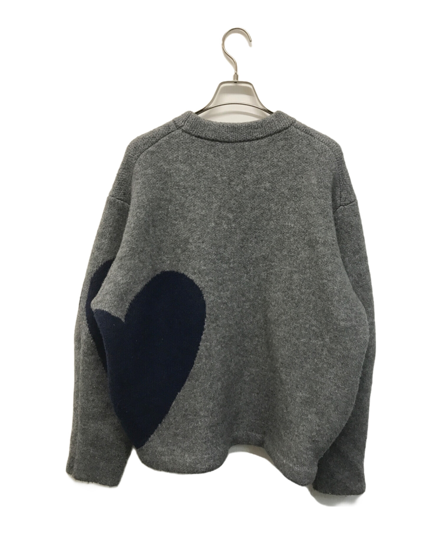 【新品未使用】NKNIT グレー ニットミトン 中古・古着通販】NKNIT (ンニット) ハートパターンニット グレー