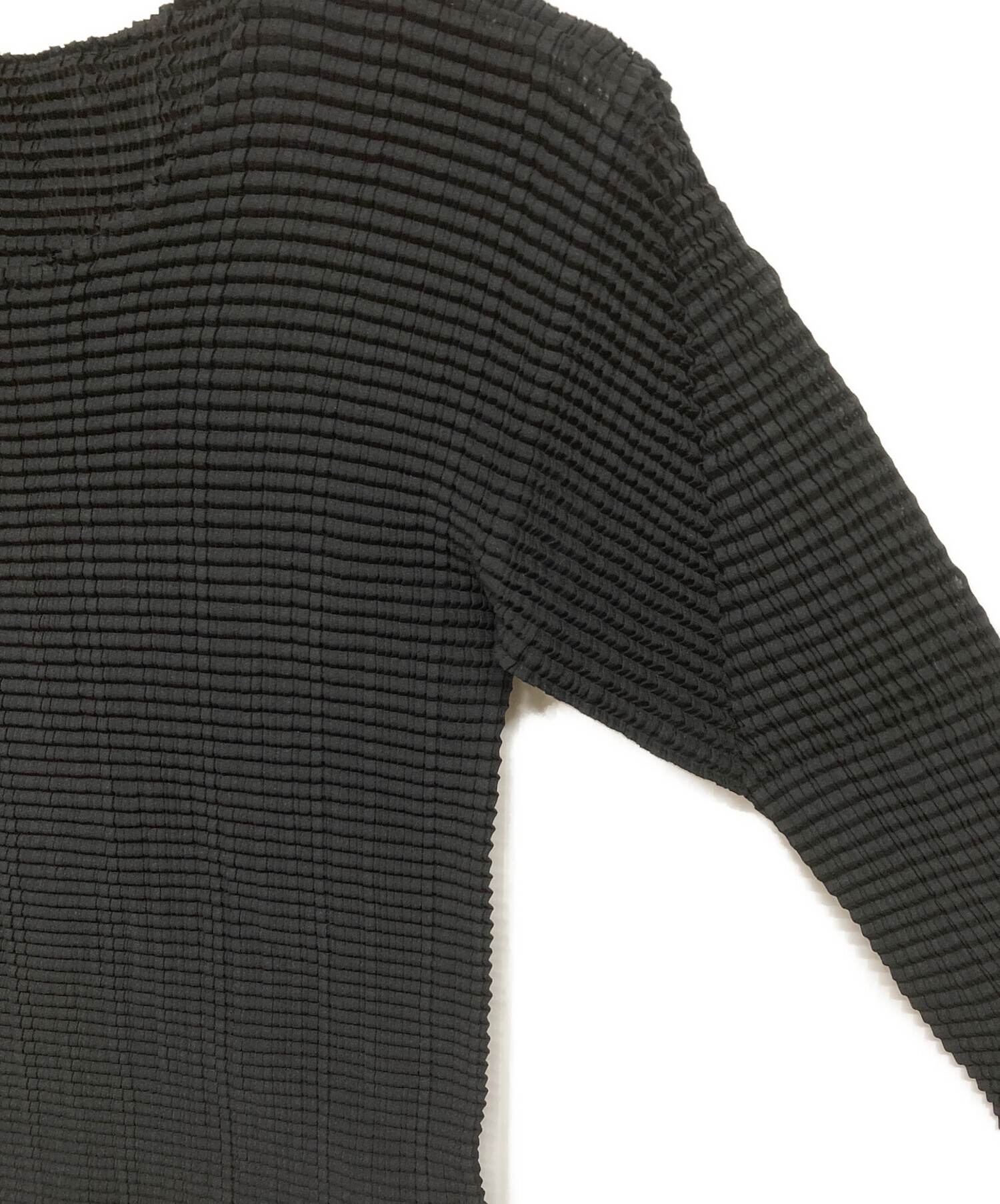 中古・古着通販】ISSEY MIYAKE (イッセイミヤケ) プリーツカットソー