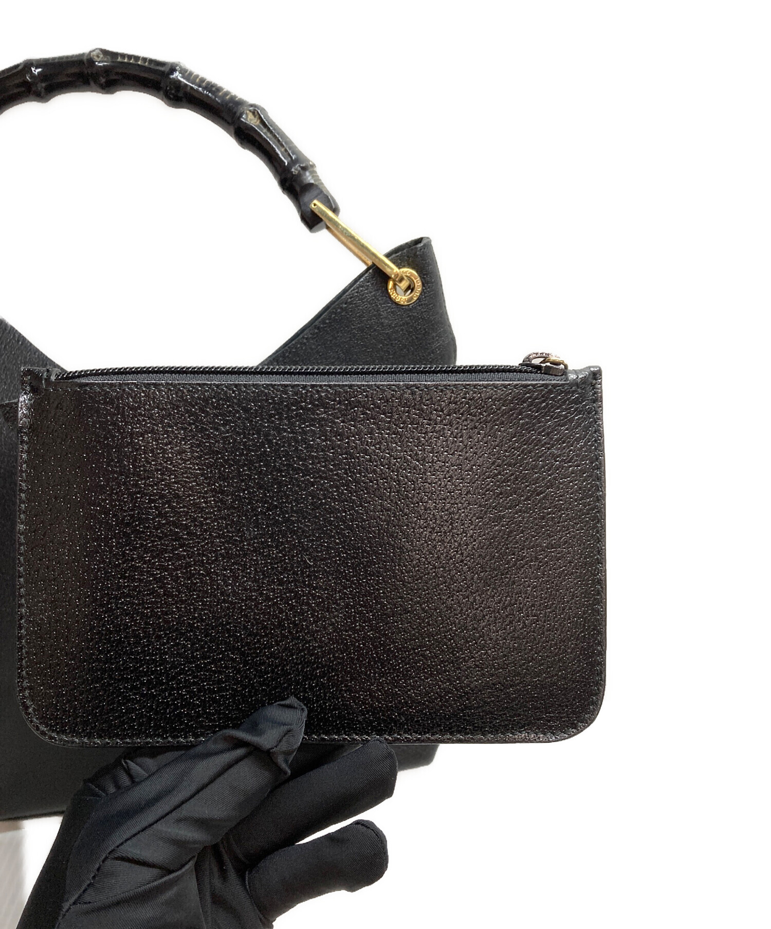 中古・古着通販】GUCCI (グッチ) バンブー ワンショルダーバッグ
