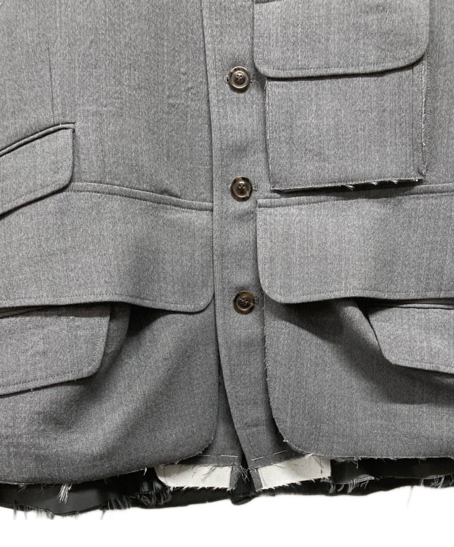 Maison Margiela メゾンマルジェラ ベスト M グレー 【古着】【中古】【送料無料】 Maison Margiela メゾンマルジェラ ベスト M グレー 【古着】【中古