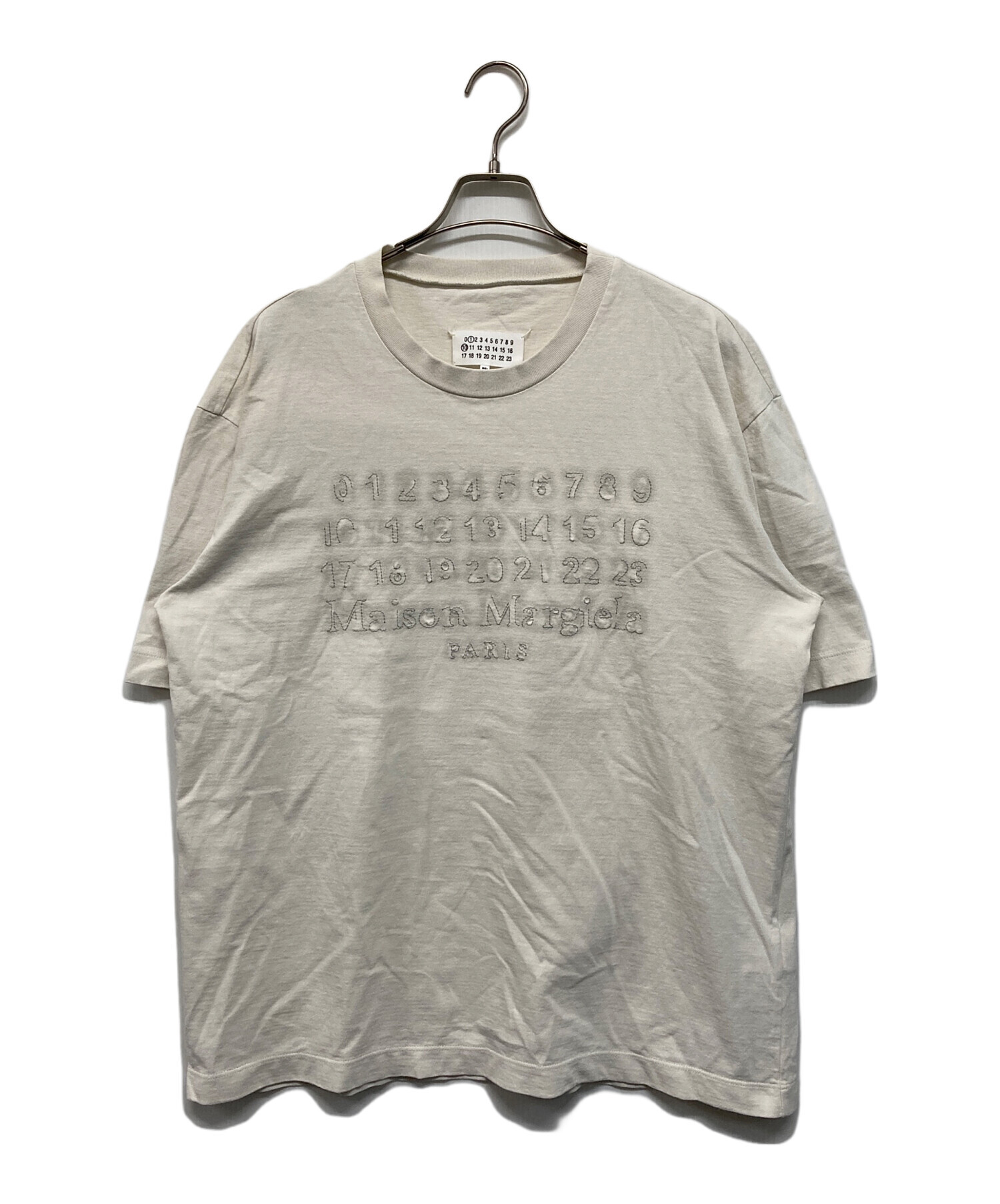 Maison Margiela Tシャツ・カットソー XS ベージュ 【古着】【中古】【送料無料】 Maison Margiela Tシャツ・カットソー XS ベージュ 【古着】【中古