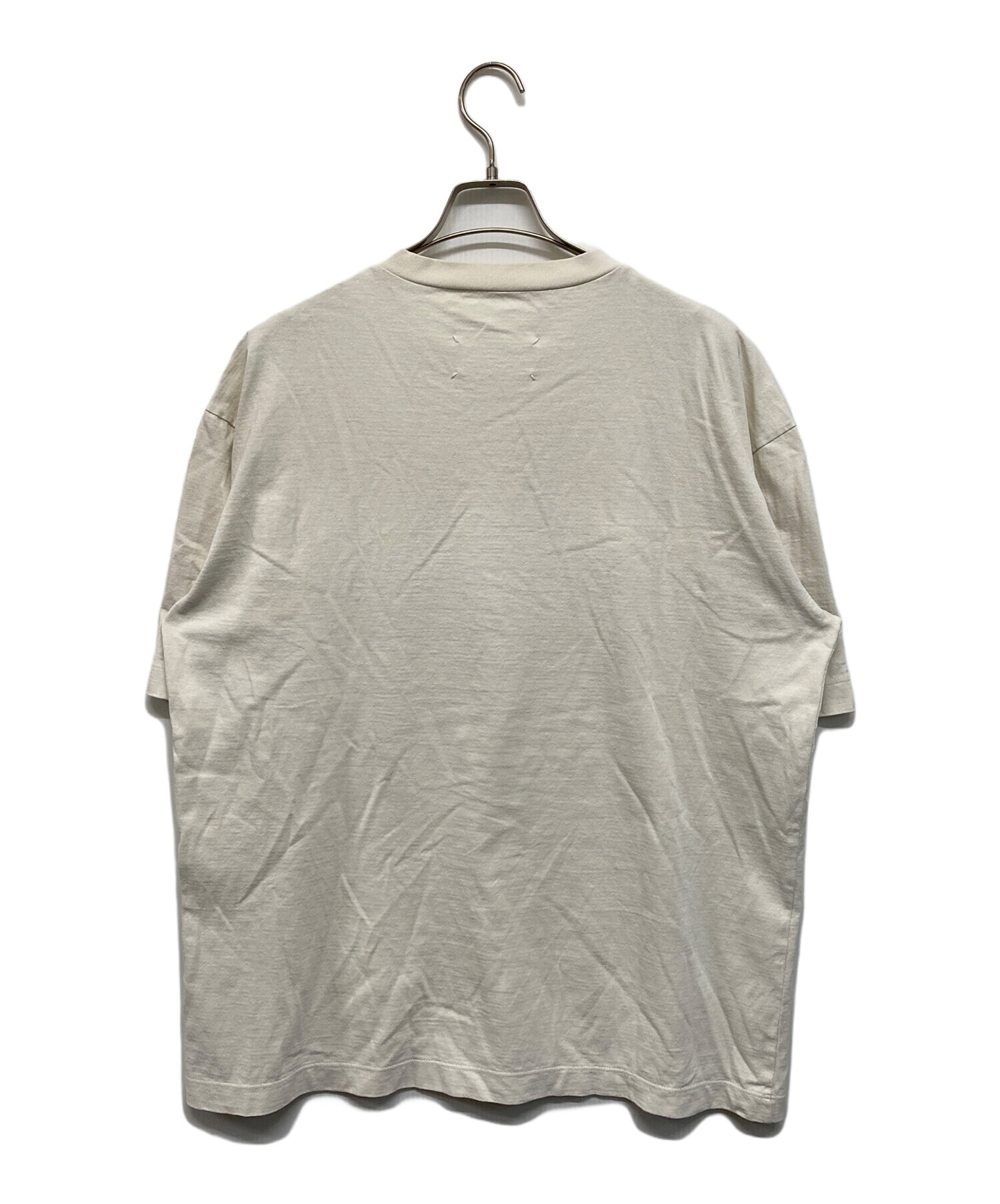 Maison Margiela Tシャツ・カットソー S ベージュ 【古着】【中古】【送料無料】 Maison Margiela（メゾンマルジェラ）Tシャツ・カットソー ベージュ